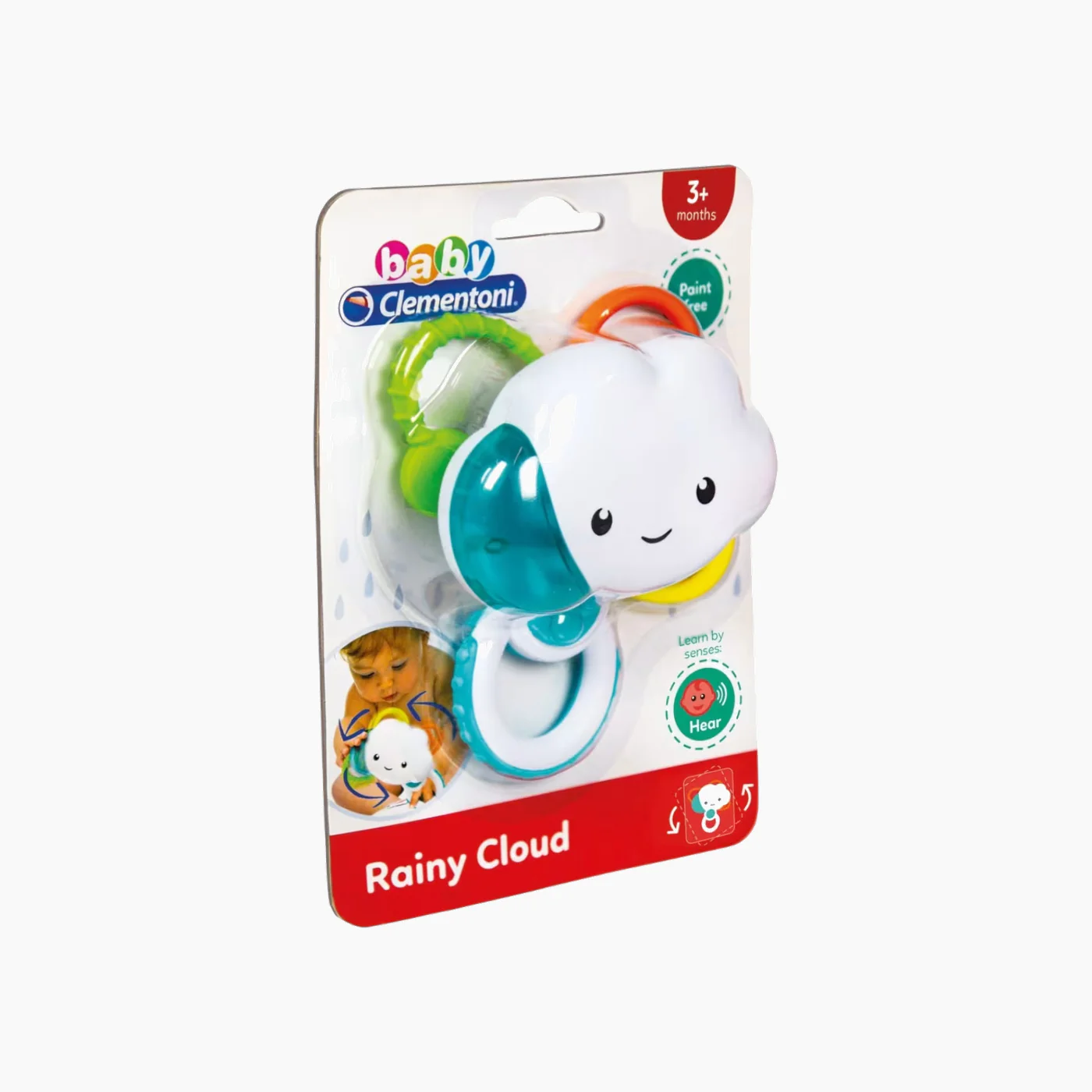 Clementoni Rainy Cloud Rattle - Image 2