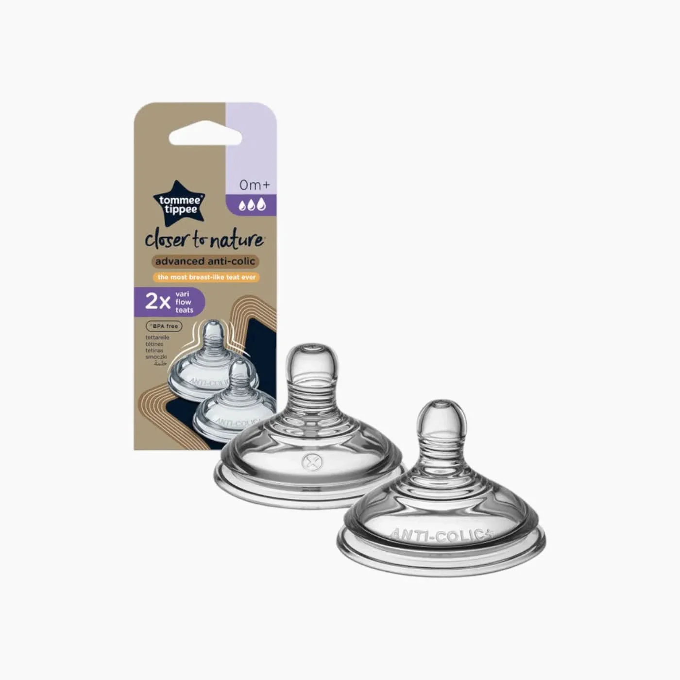 Tommee Tippee Closer To Nature Advanced Anti-Colic Nipples