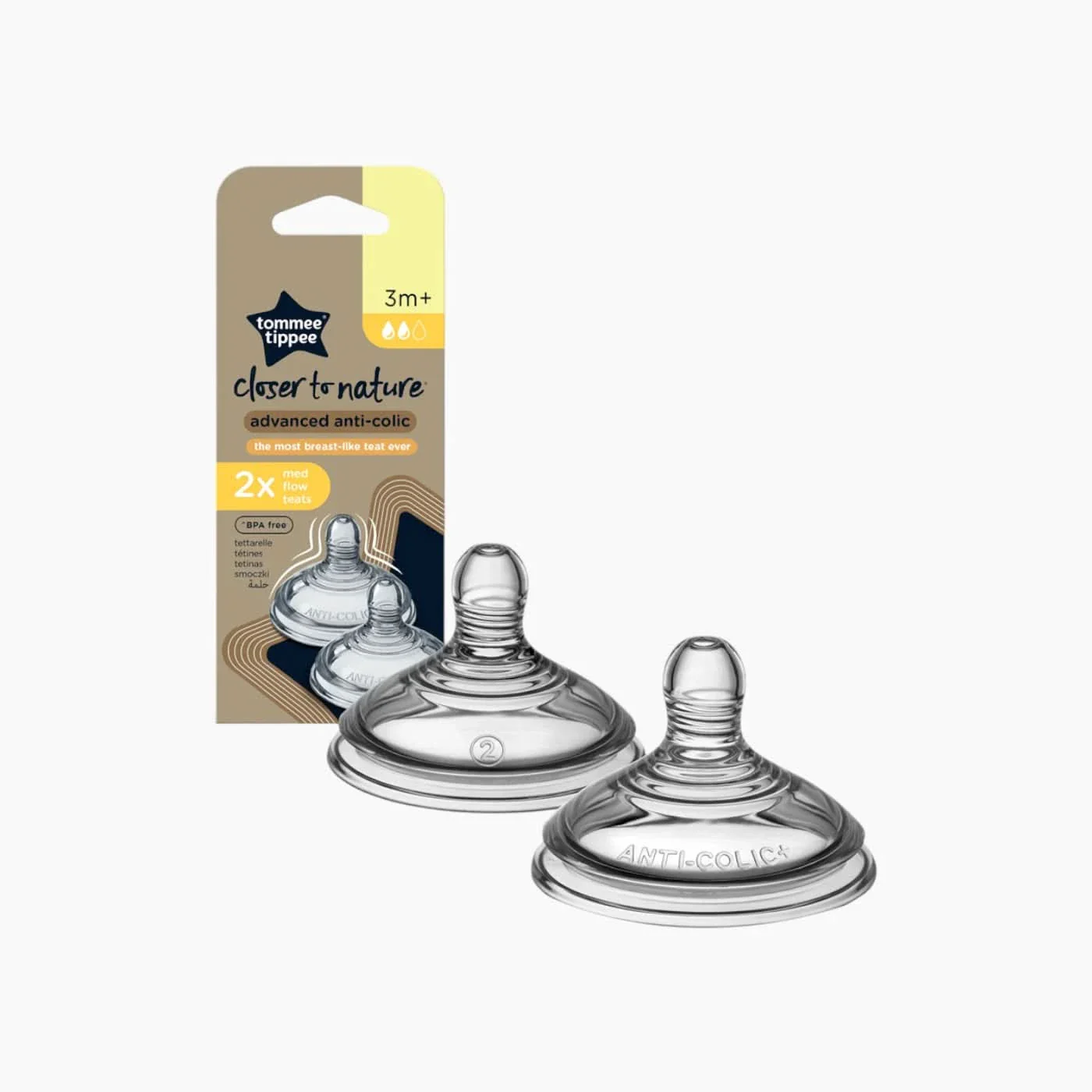 Tommee Tippee Closer To Nature Advanced Anti-Colic Nipples - Image 4