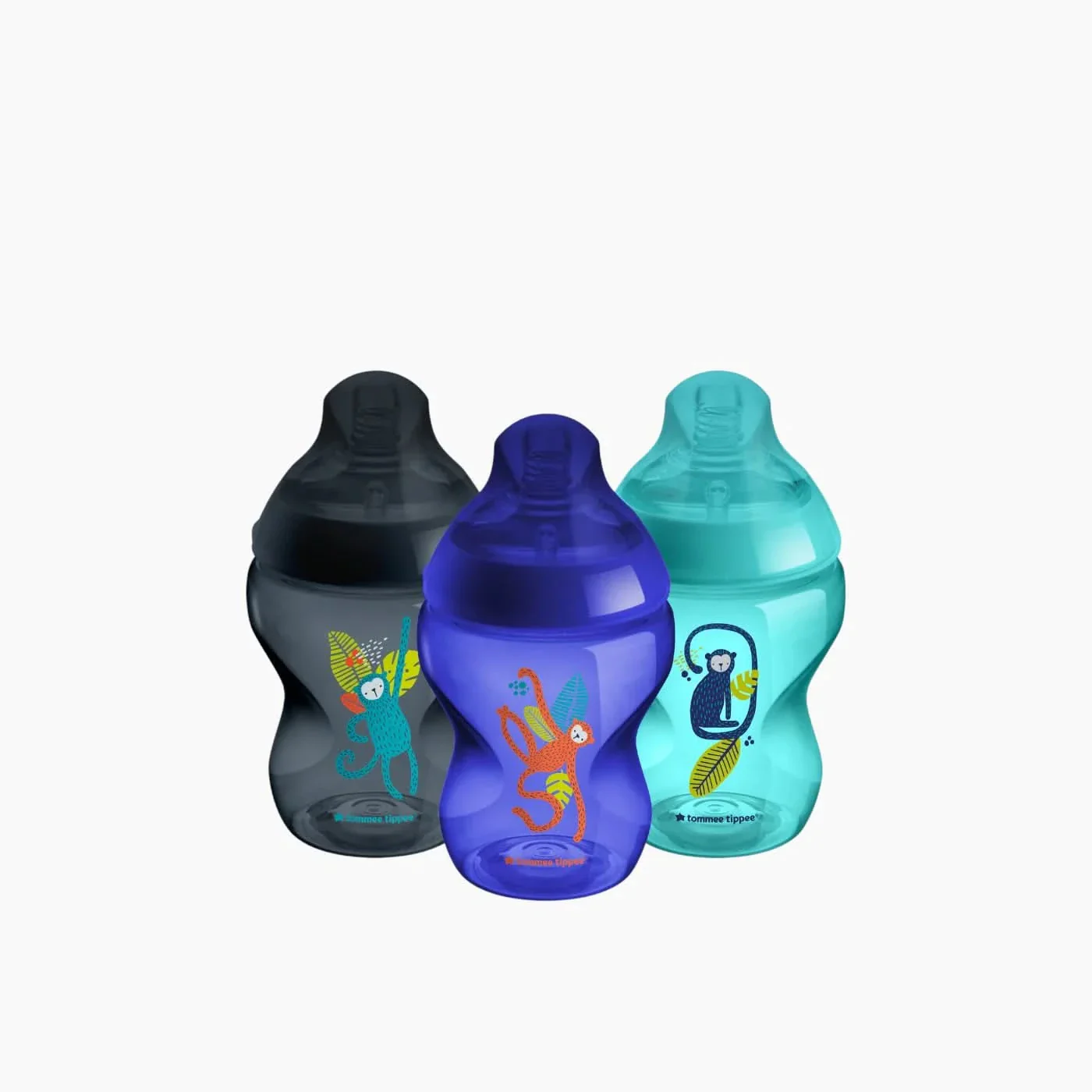 Tommee Tippee Closer To Nature 3 Midnight Jungle Baby Bottles - Image 4