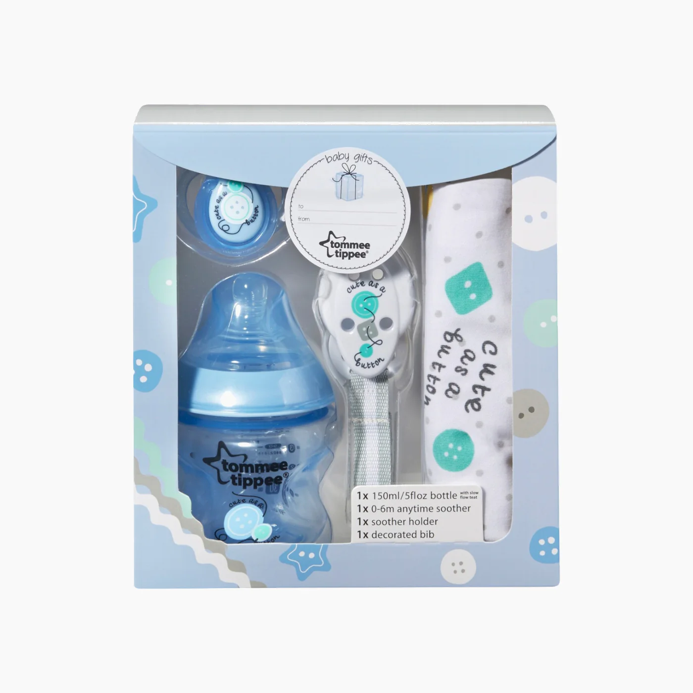 Closer to Nature Newborn Baby Starter Gift Set - Small Boy (Blue) - Image 2
