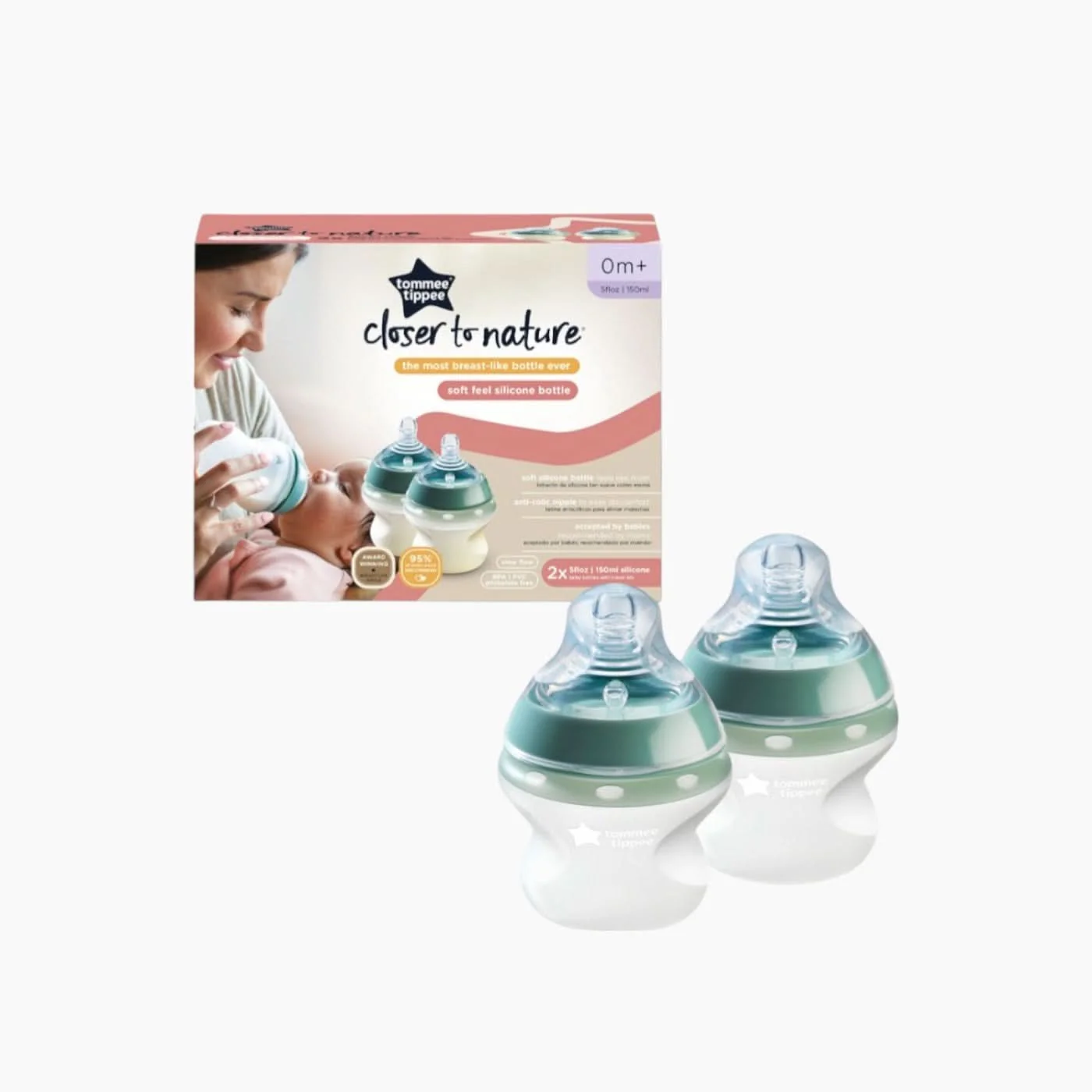 Tommee Tippee Closer To Nature Silicone Bottles - Image 2