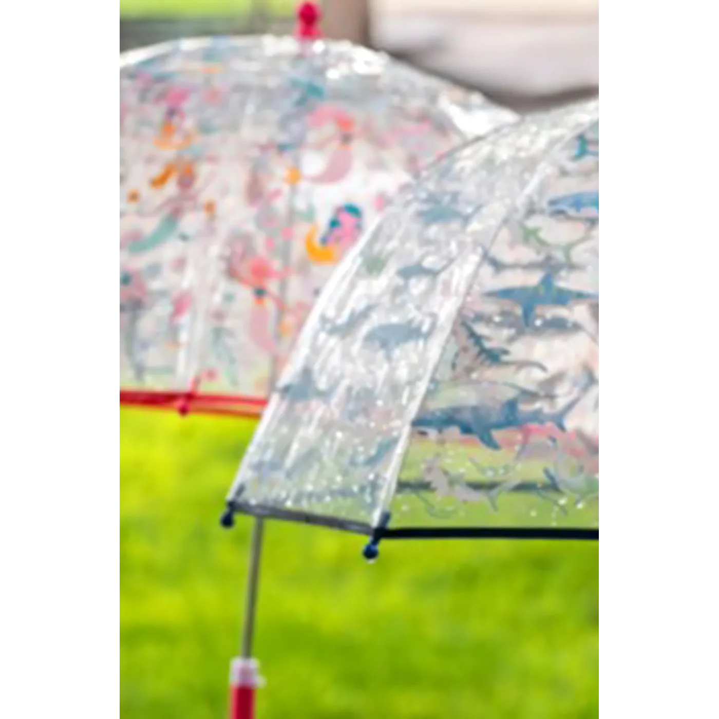 Stephen Joseph Color Changing Clear Umbrella Shark - Image 3
