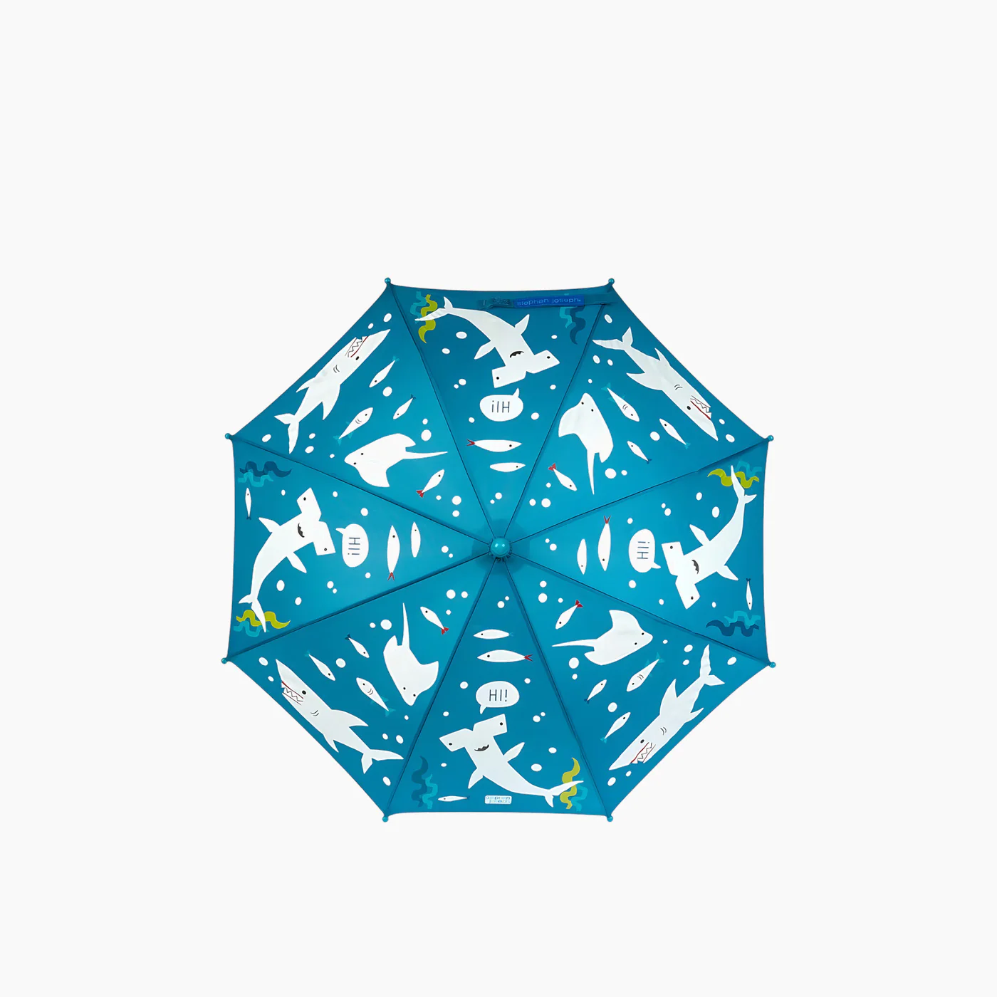 Stephen Joseph Color Changing Umbrellas Shark Rain Umbrella - Image 2