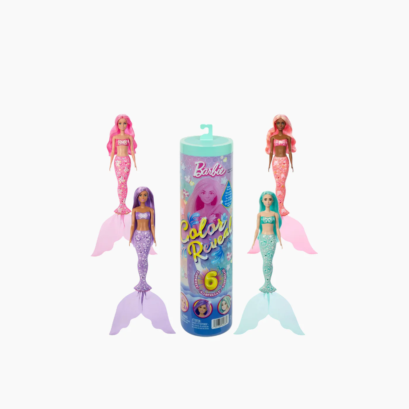 Mattel Color Reveal™ Barbie Mermaid Gems Series Asst.(3) - Image 2