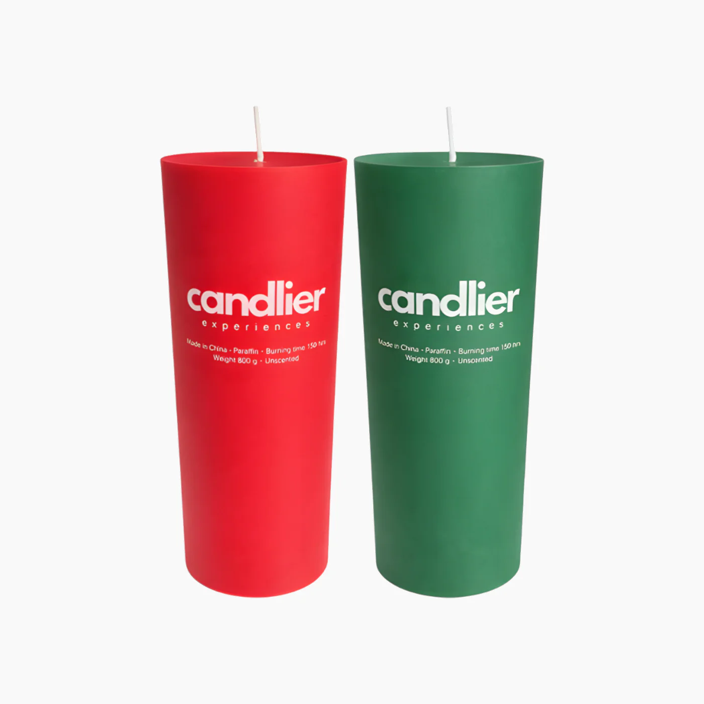 Candlier Colored Pillar Candle - Image 3