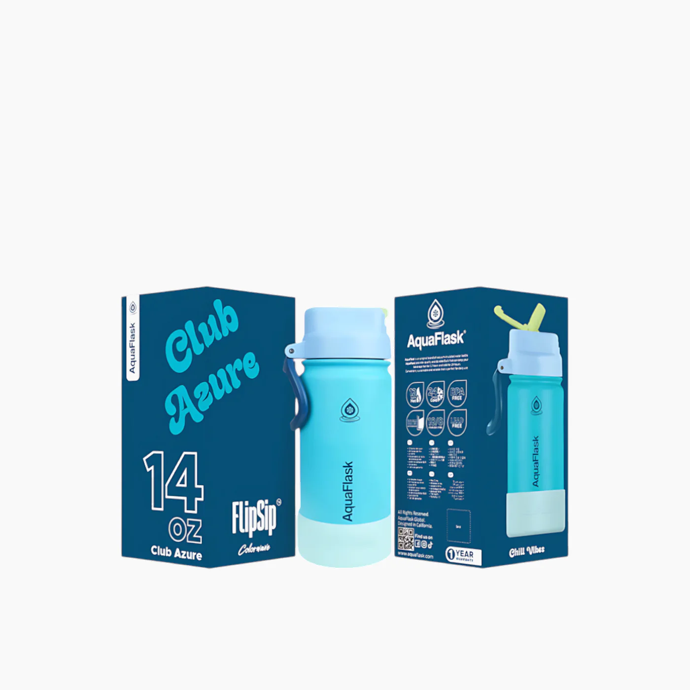 Aquaflask COLORWAVE FLIP SIP Water Bottle 14oz - Image 5