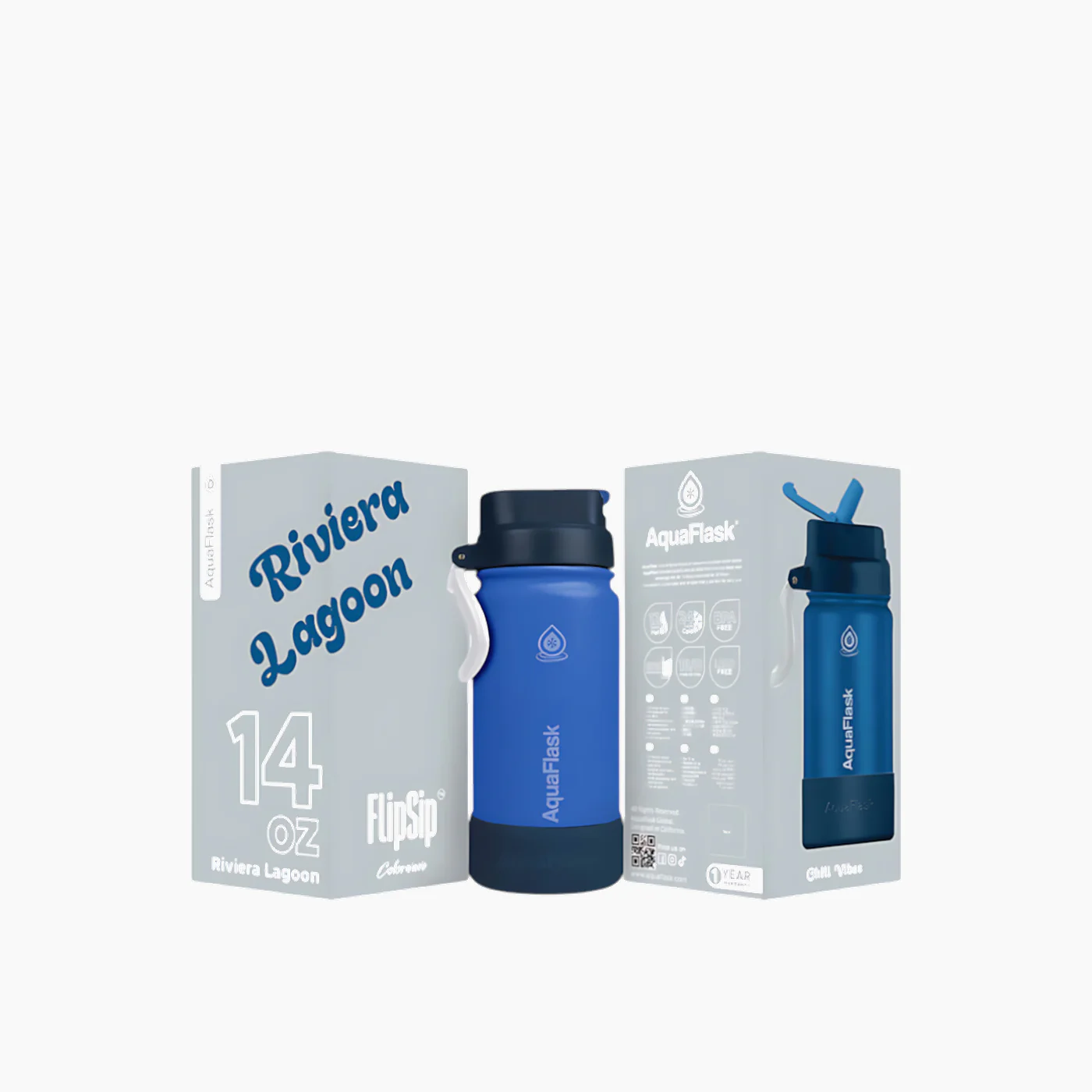 Aquaflask COLORWAVE FLIP SIP Water Bottle 14oz - Image 6