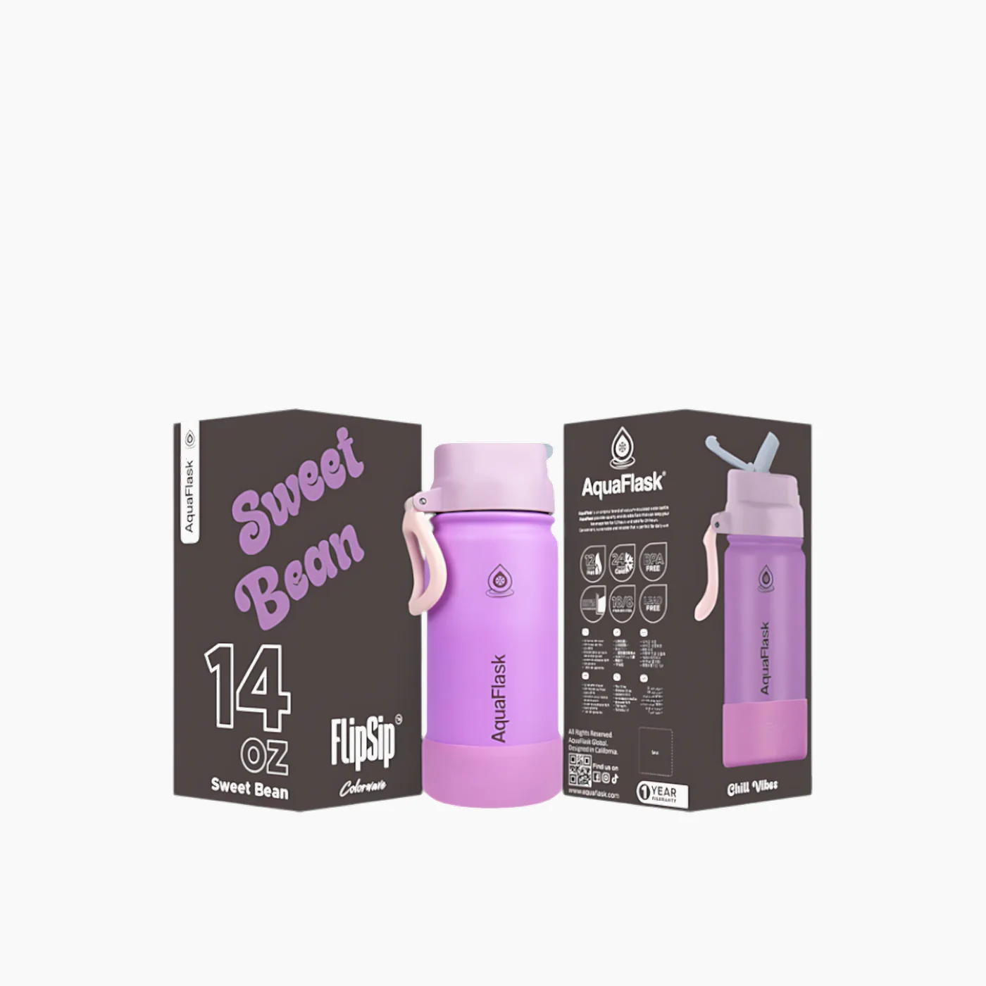 Aquaflask COLORWAVE FLIP SIP Water Bottle 14oz - Image 7