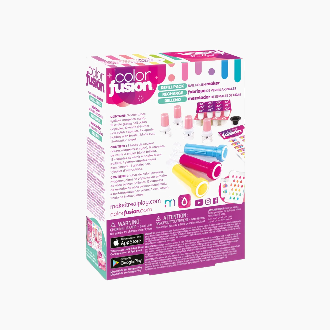 MAKE IT REAL Colour Fusion Nail Polish Refill- 33 Pcs