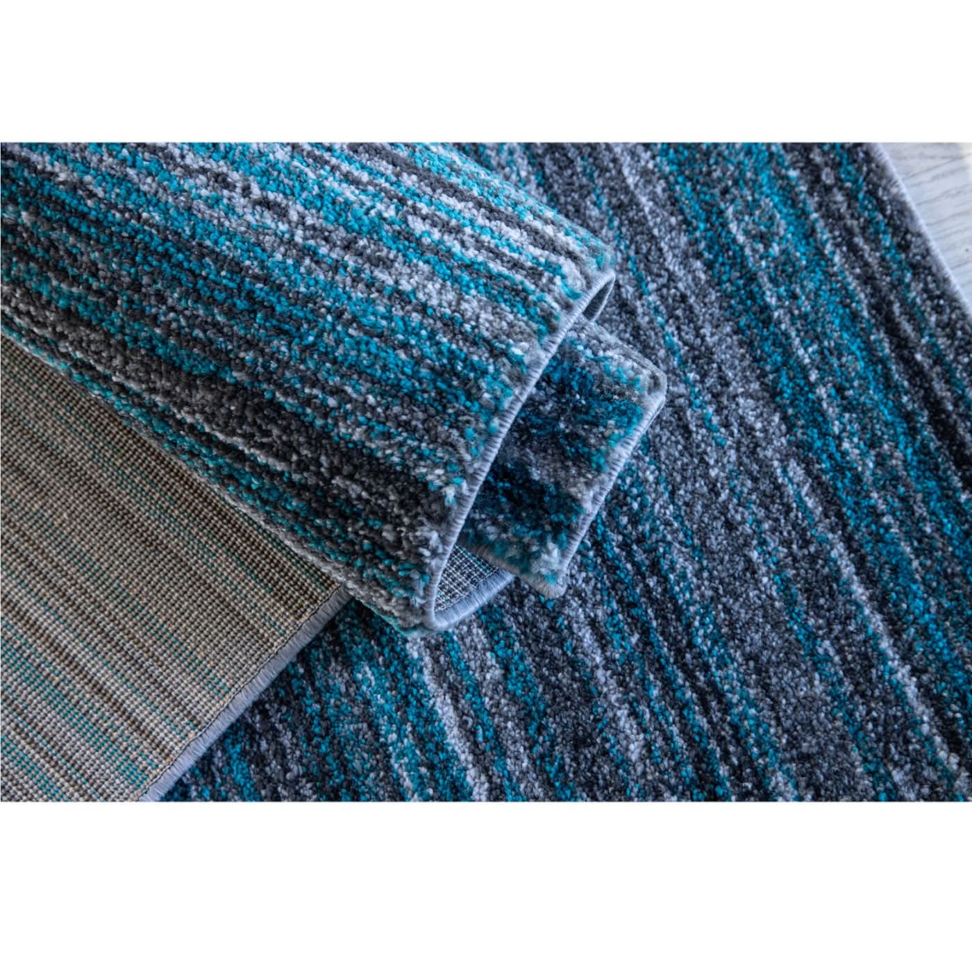 Spazio Home Shades of Blue Rug - Image 3