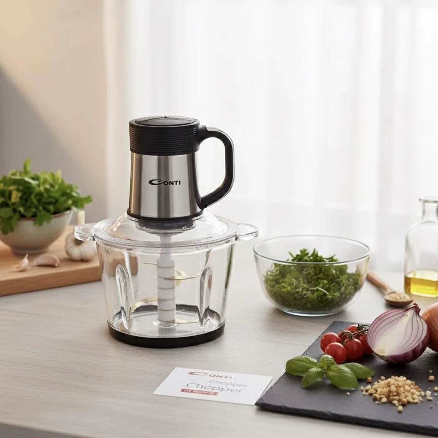 Conti Chopper - 3 L - Glass Bowl - Image 2