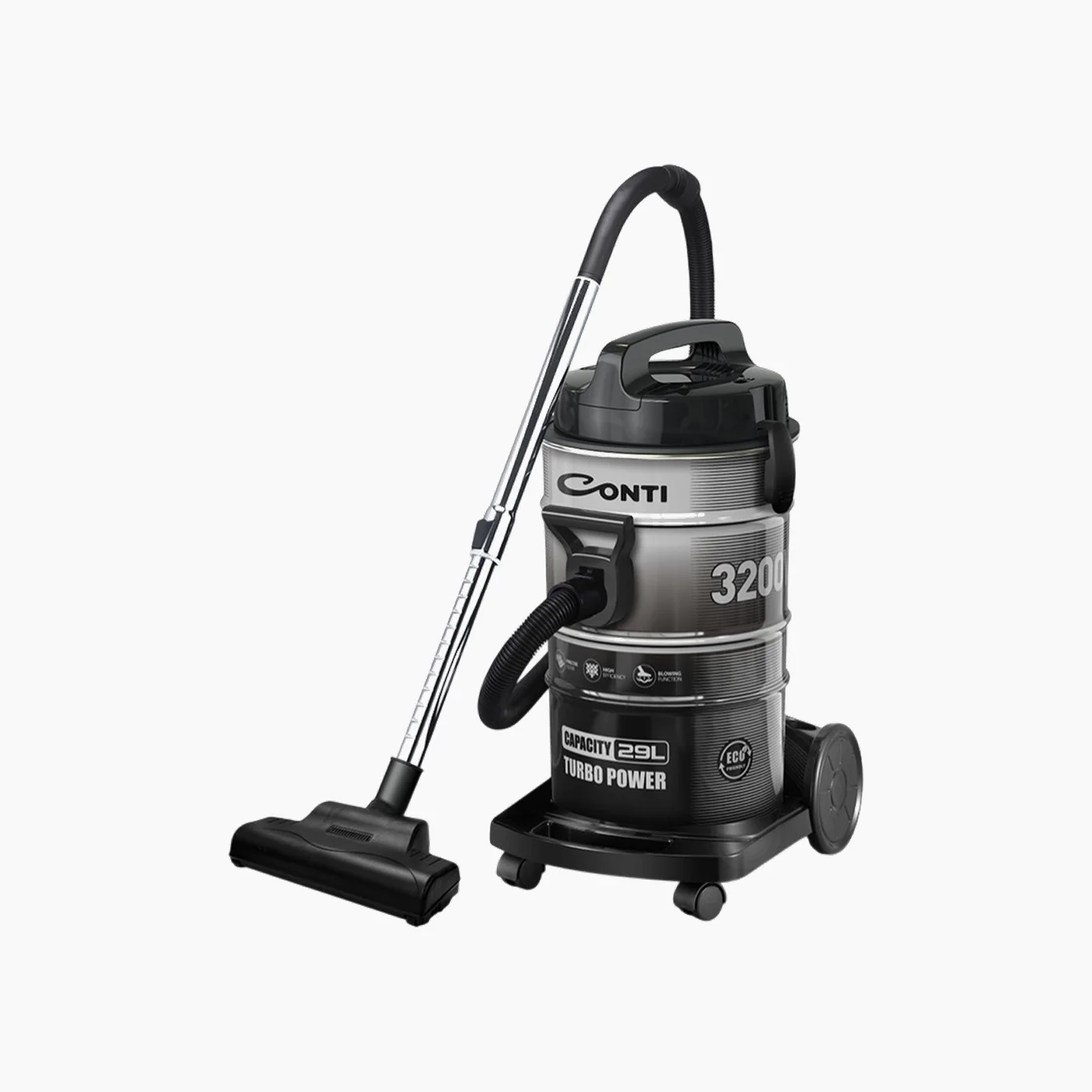 Conti Vacuum Cleaner - 3200 W - Metal Drum - Image 2