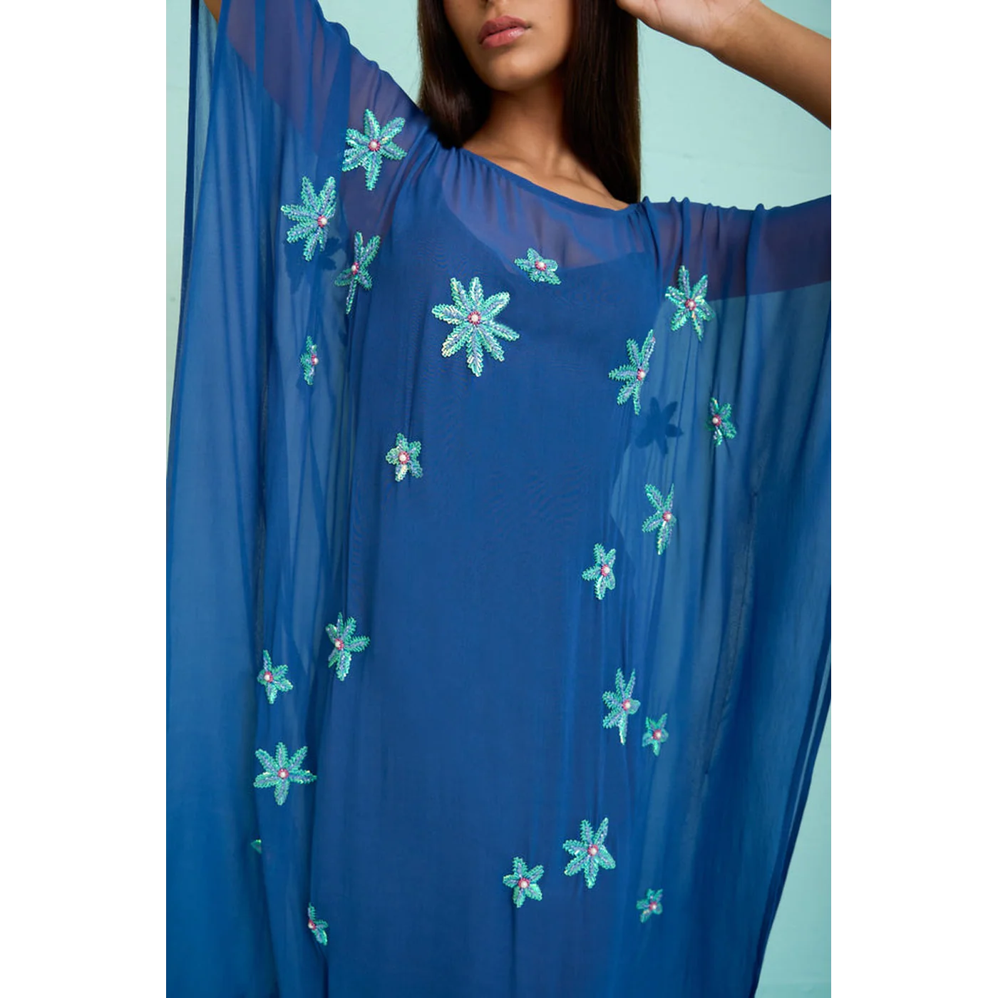 Pitusa Cordelia Beaded Kaftan - Image 5