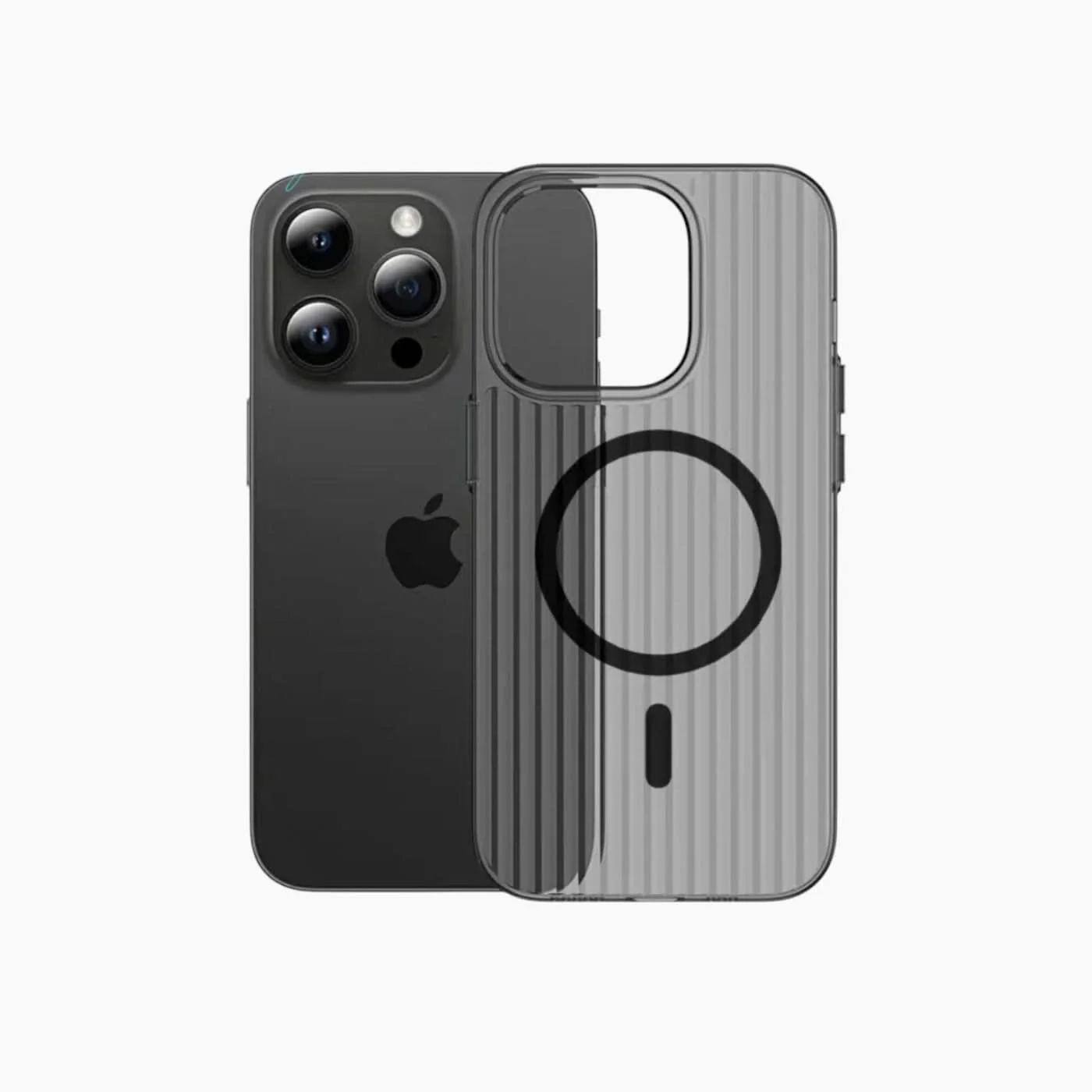 Catchy Jo Corrugated Pattern iPhone Wireless Charger Case - Image 2