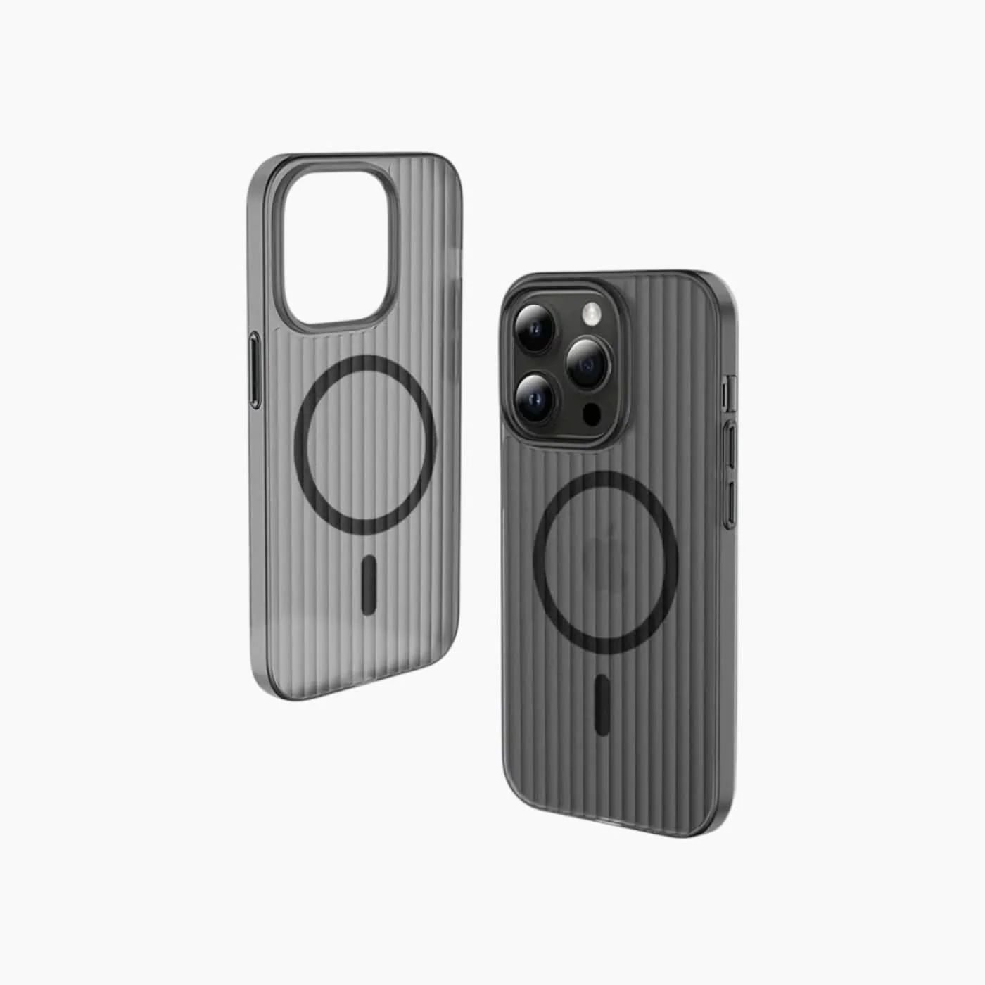 Catchy Jo Corrugated Pattern iPhone Wireless Charger Case - Image 3