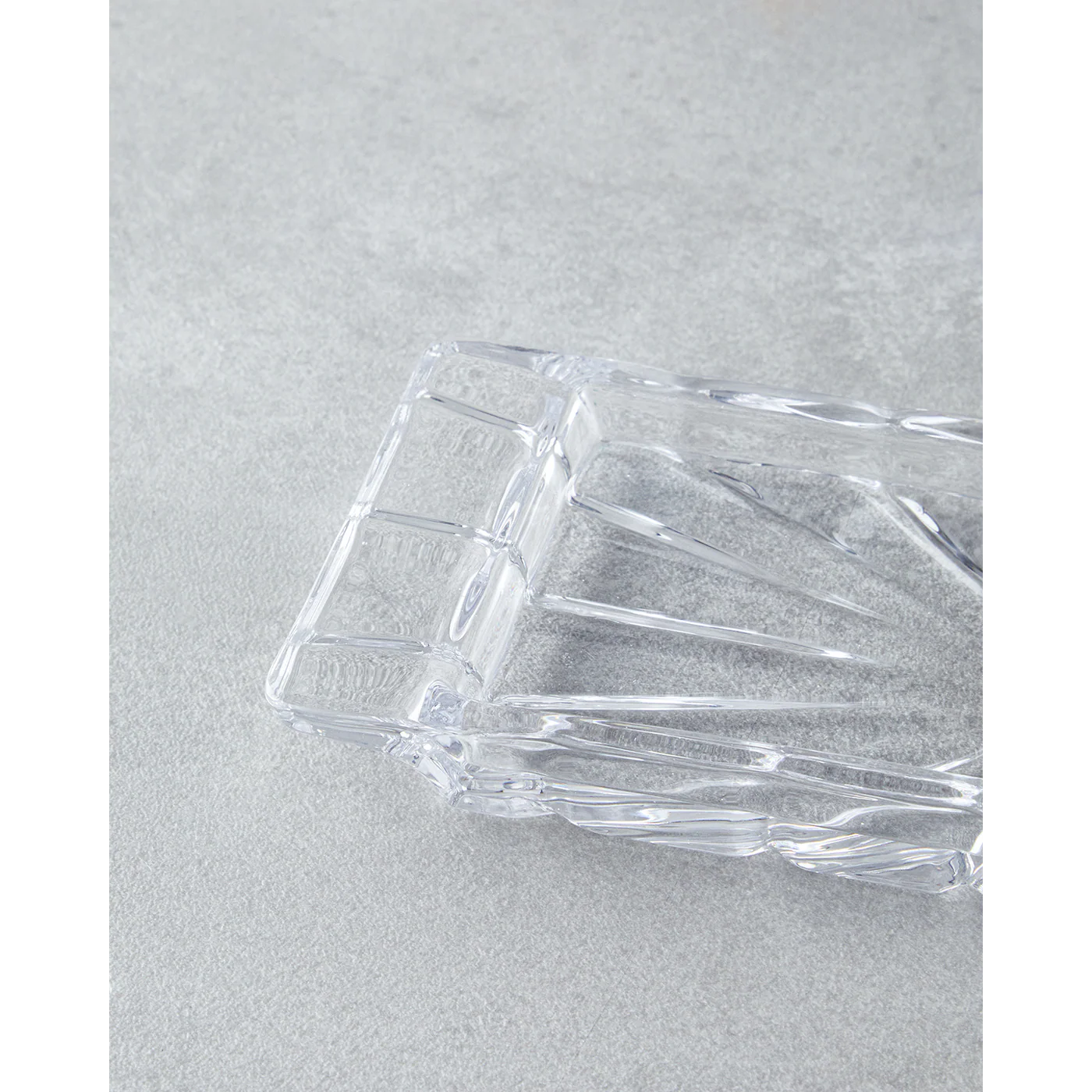 EH Living Cosmic Glass Butter Dish 21x8x7 cm Transparent - Image 3