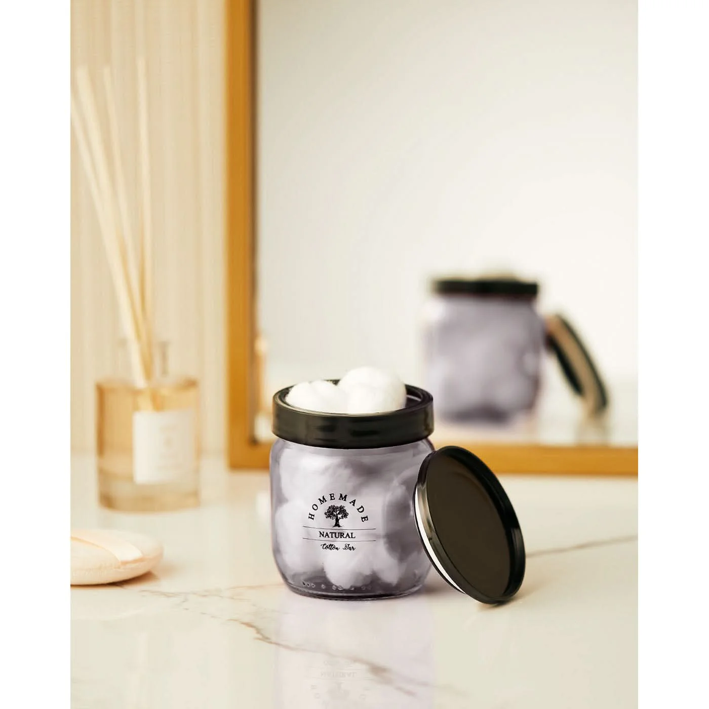 Madam Coco Coudon Cotton Jar 425ML - Image 3
