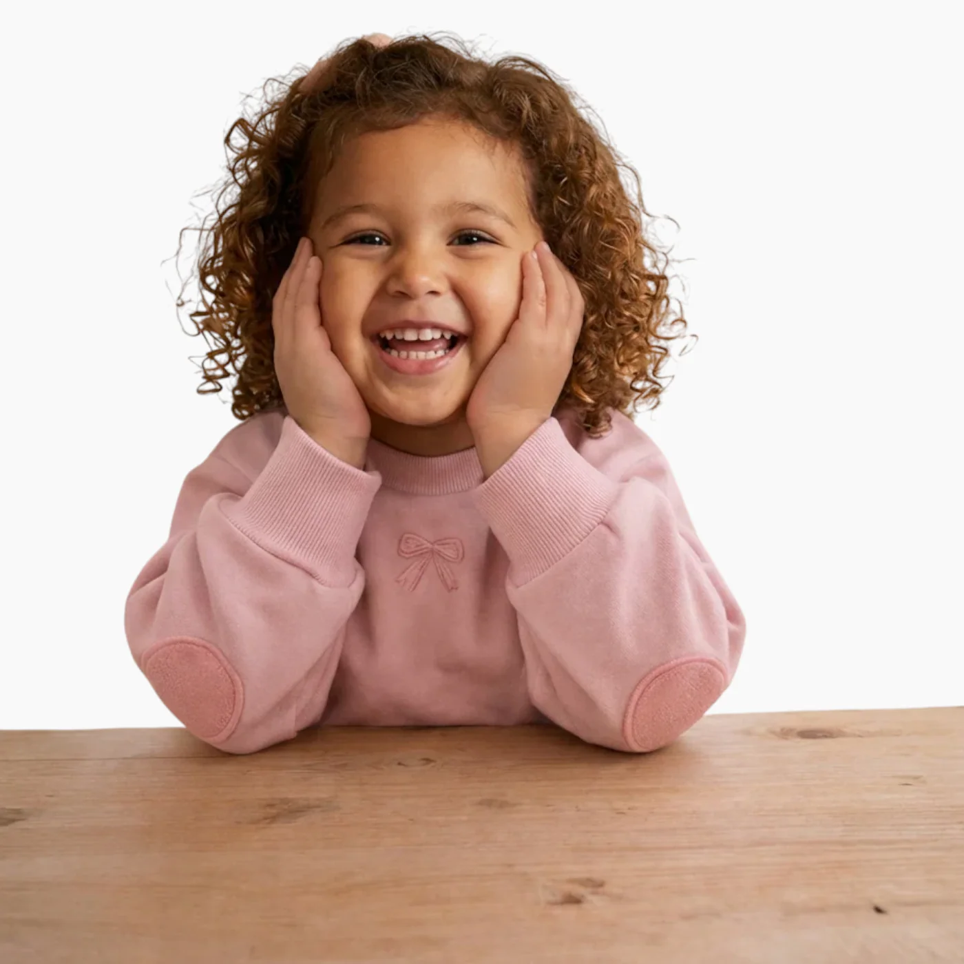 Cozy Kids Bow Set Outfit - Image 5