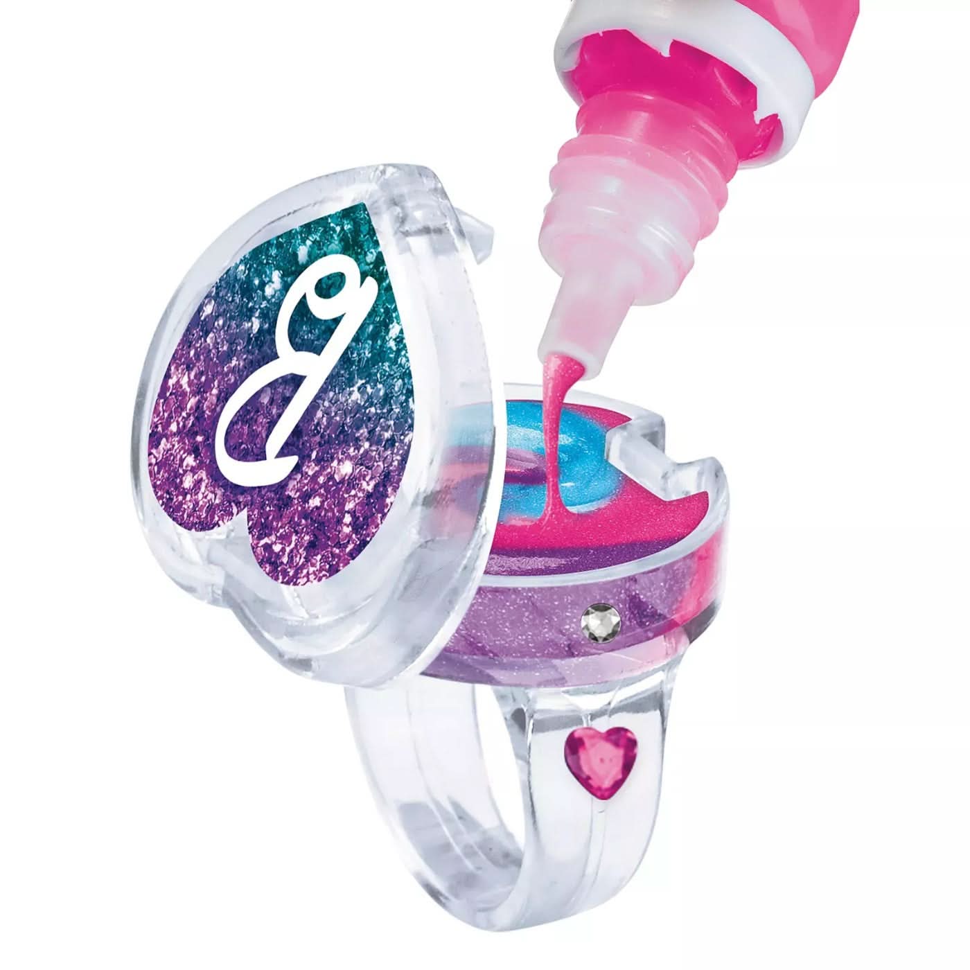 Cra-Z-Art Barbie Sparkling Sweet Heart Lip Gloss Lockets Craft Kit - Image 4