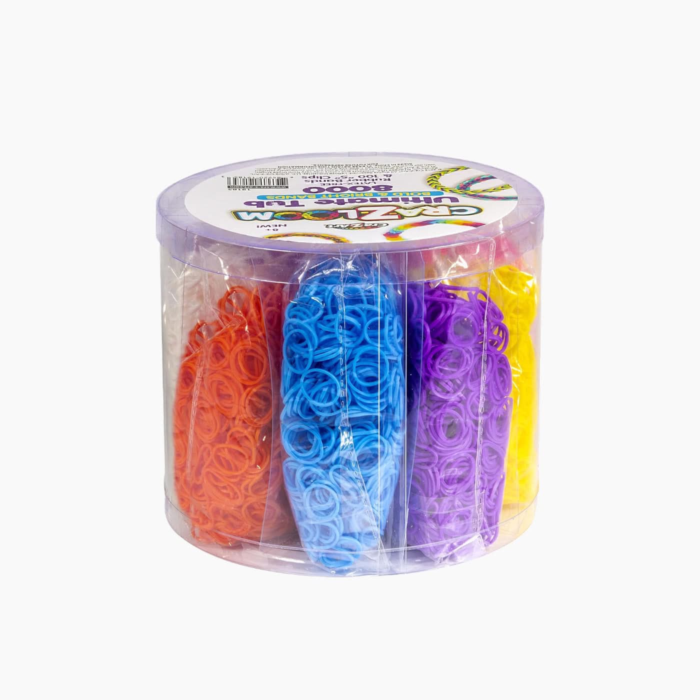 Cra-Z-Art Cra-Z-Loom Ultimate Tub 8000 Rubber Band Refill Kit - Image 2