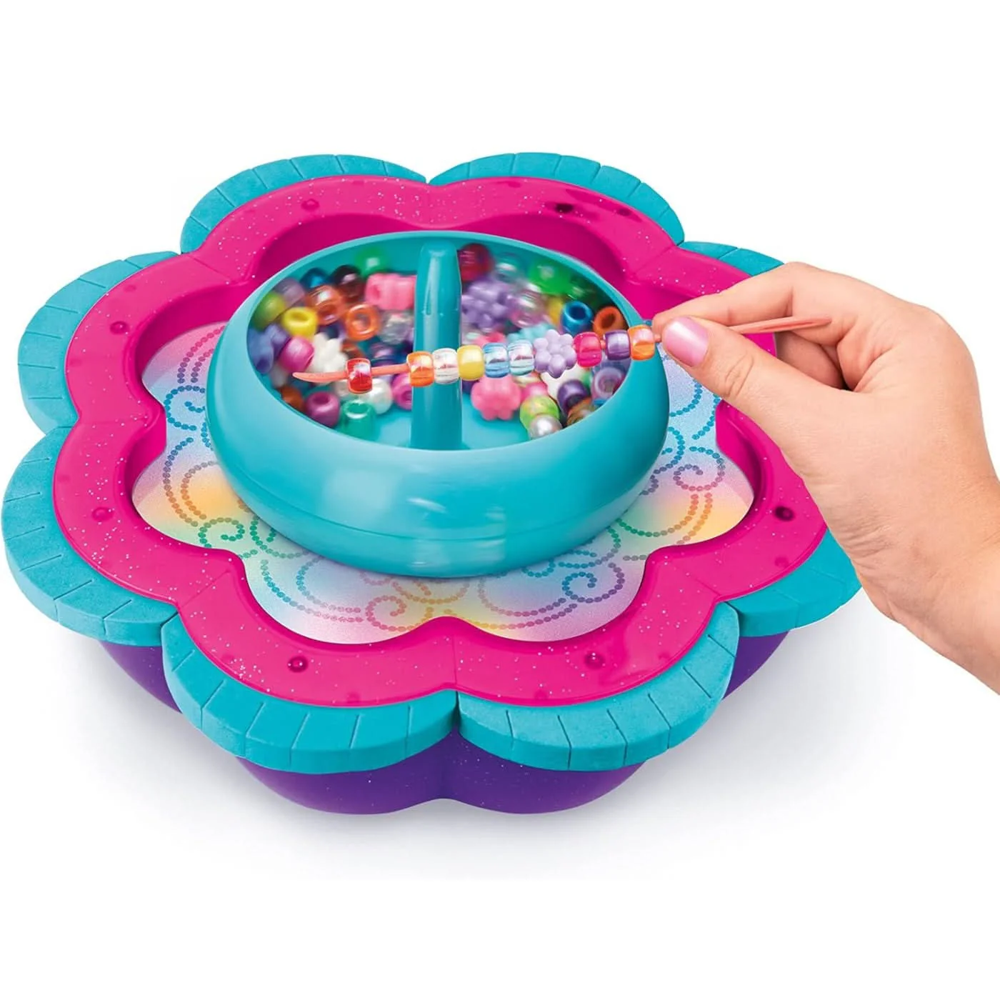 Cra-Z-Art Shimmer 'N Sparkle 2 In 1 Spin & Bead Friendship Studio Craft Kit - Image 8