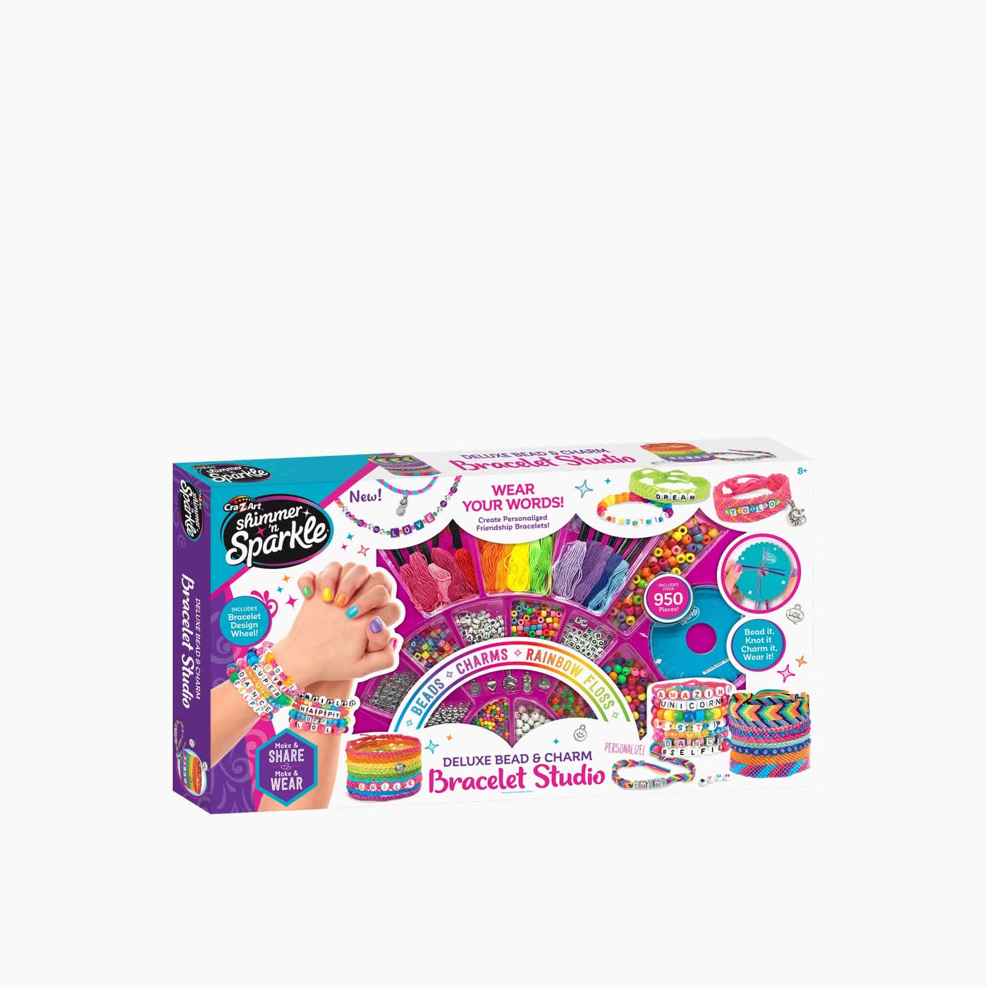 Cra-Z-Art Shimmer 'N Sparkle Deluxe Bead & Charm Bracelet Studio - Image 3