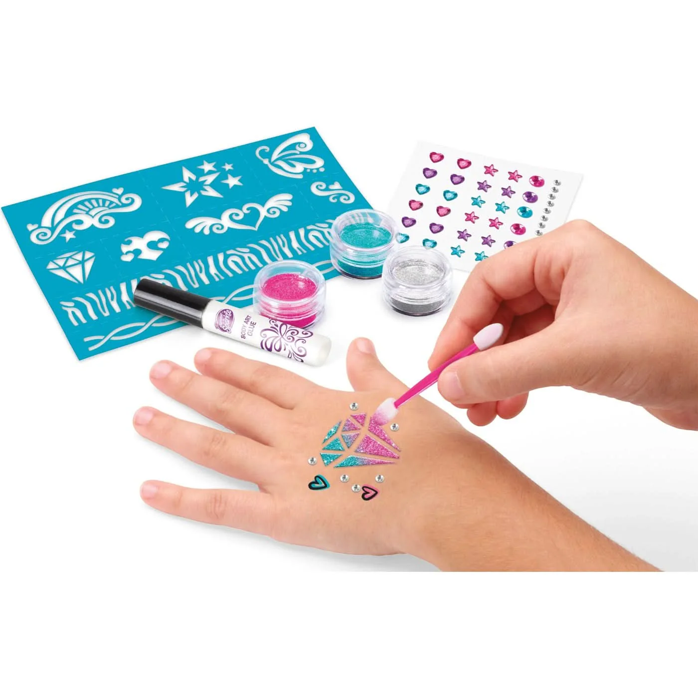 Cra-Z-Art Shimmer 'N Sparkle Glitter Tattoos and Nails Kit - Image 5