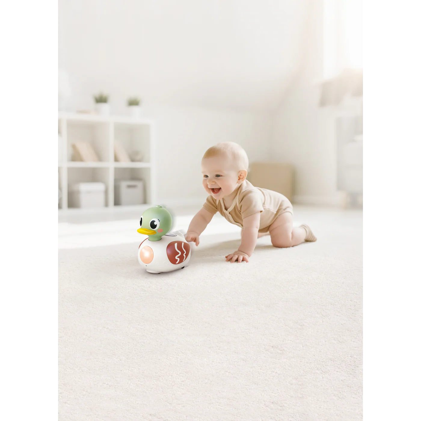 Hola Crawl Learning & Soothing Duck Baby Activity Toy - Image 4