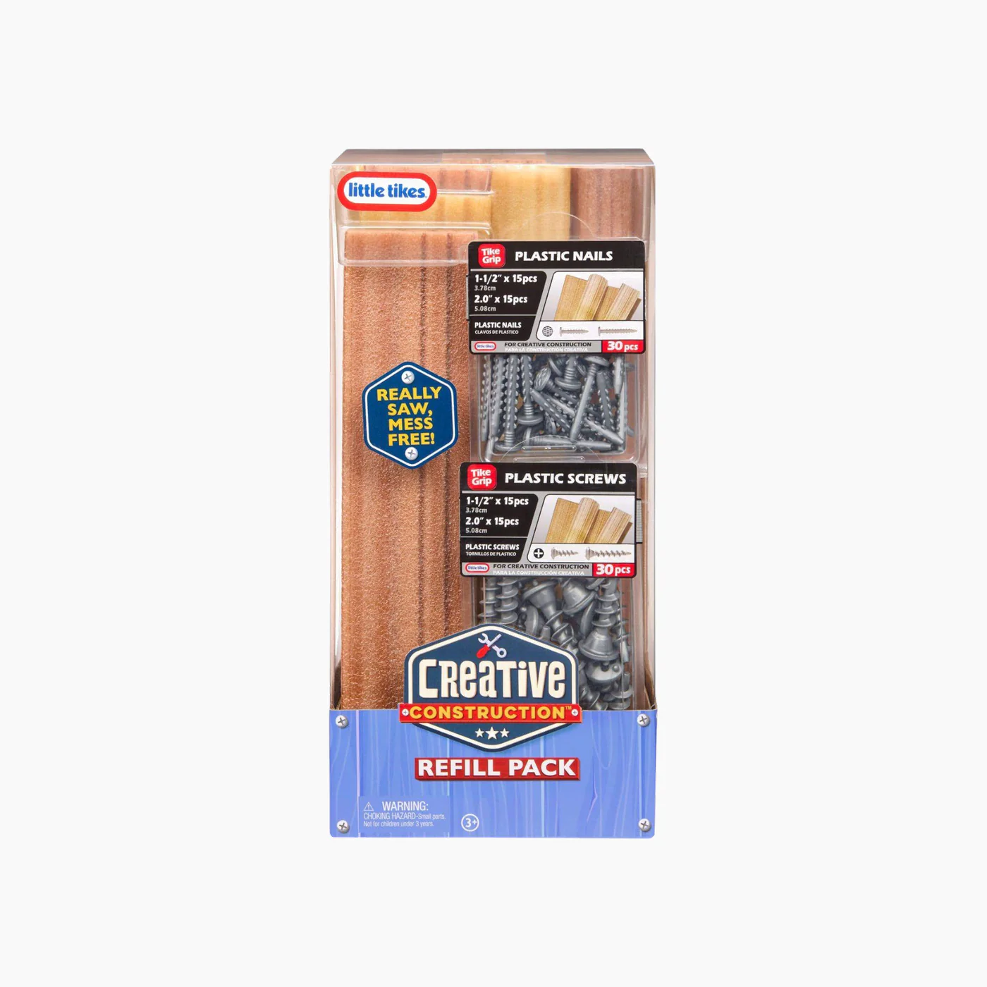 LITTLE TIKES Creative Construction Wood, Nails and Screw undle