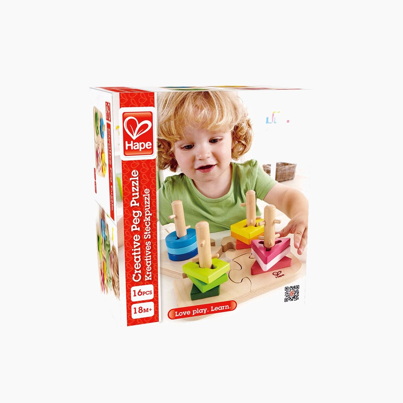 Hape Wooden Peg Puzzle - Image 2
