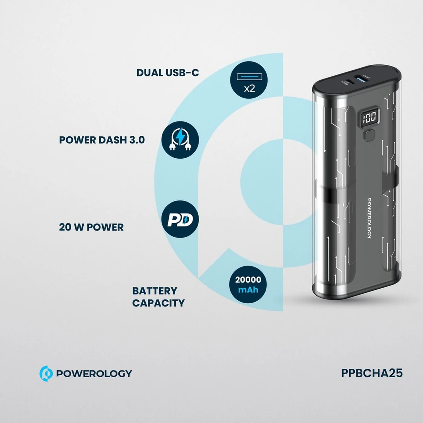 Powerology Crystalline Series Power Bank - Image 15