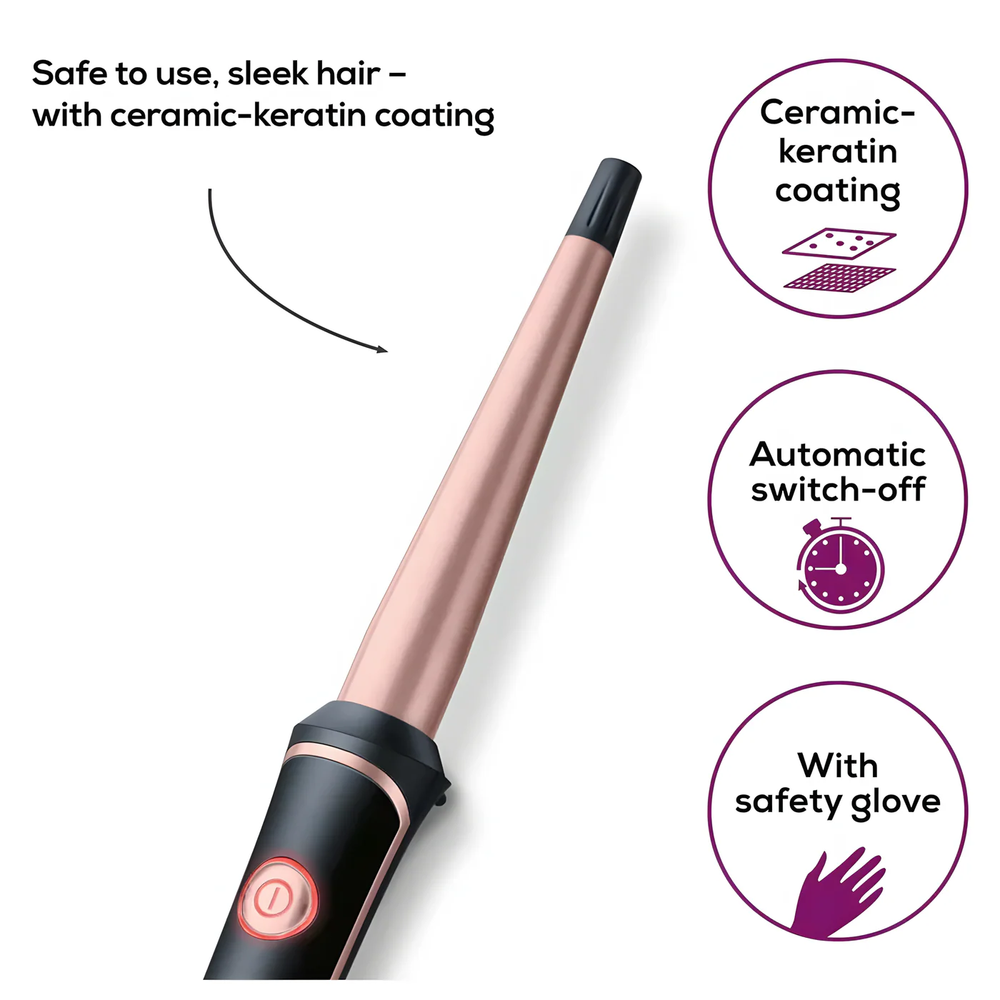 BEURER HT 53 Curling Tongs - Image 4