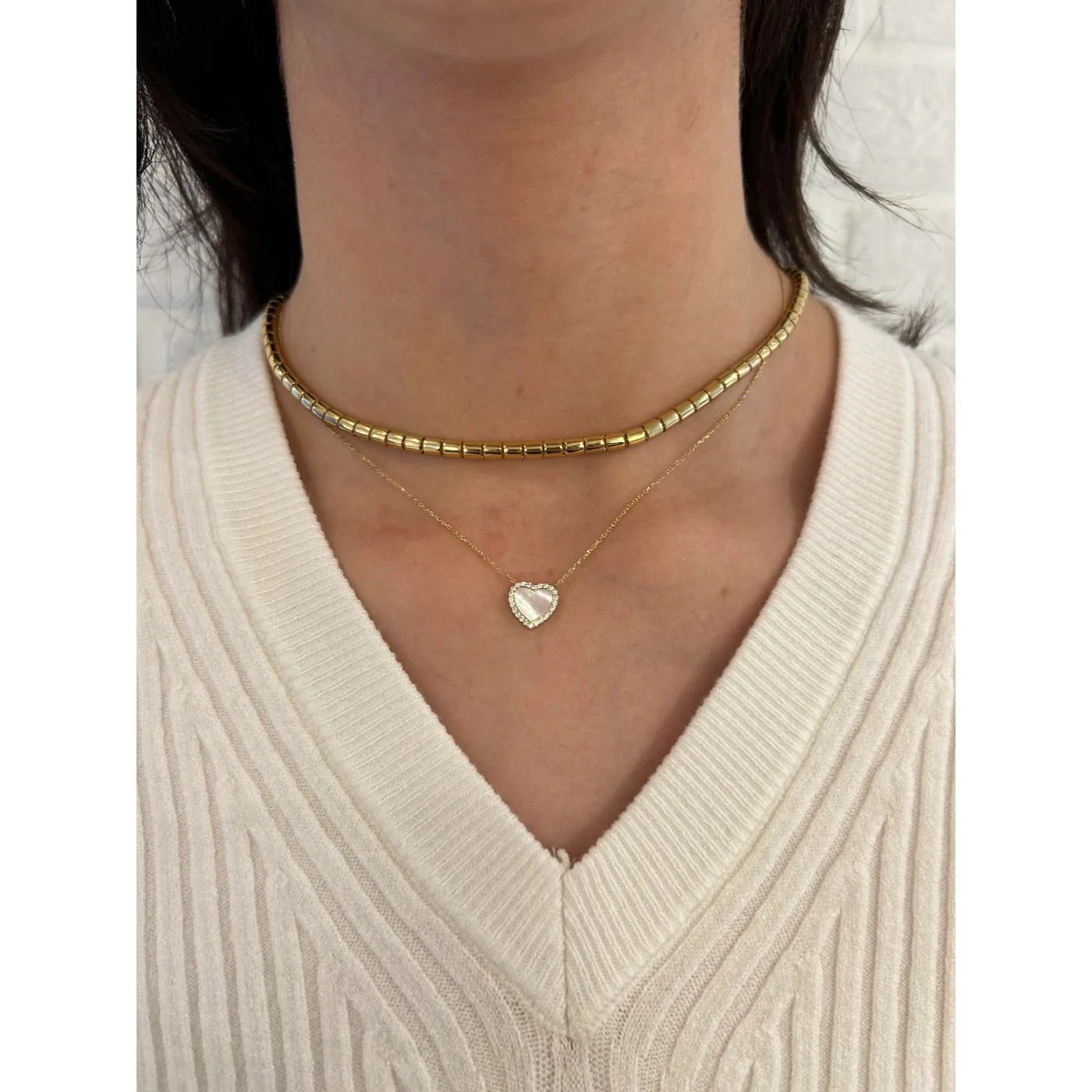 Joy Jewels Cylinder Chain Necklace - Image 2