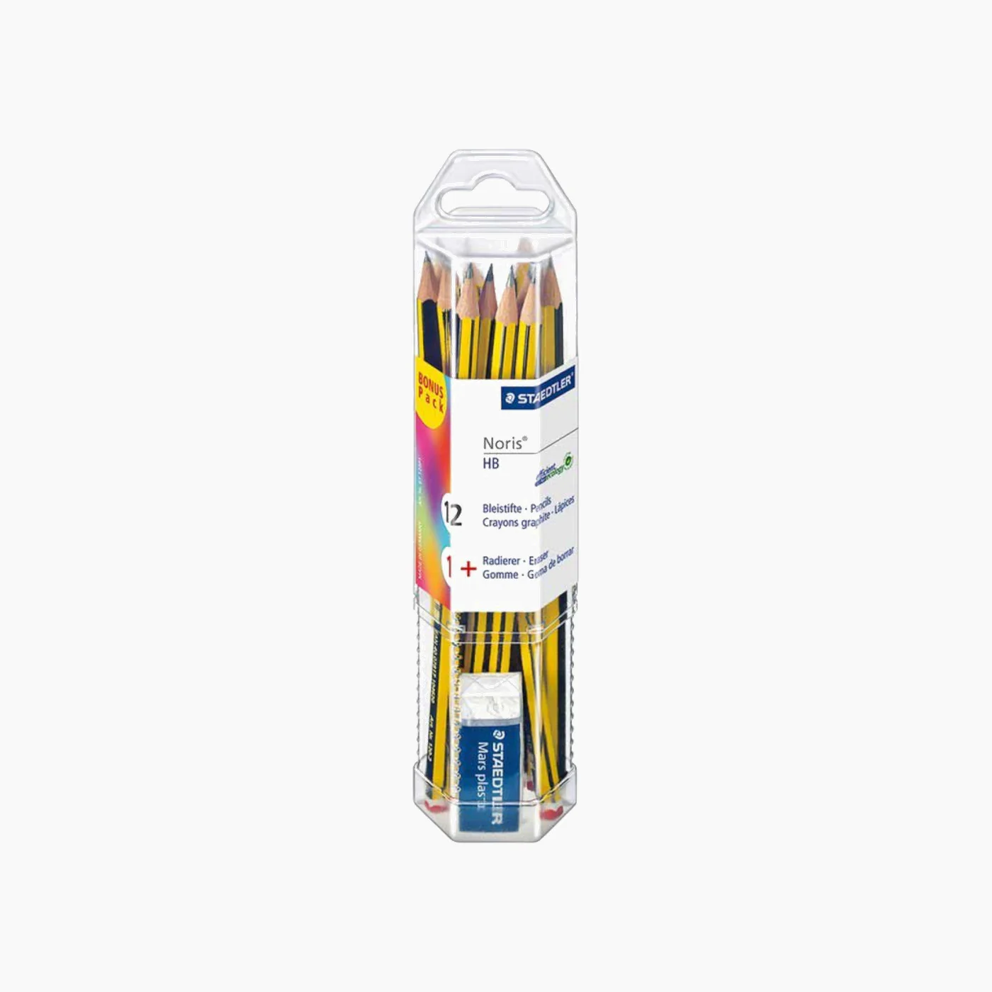 STAEDTLER CYLINDRICAL BOX PENCILS HB CAPACITY 12 PCS