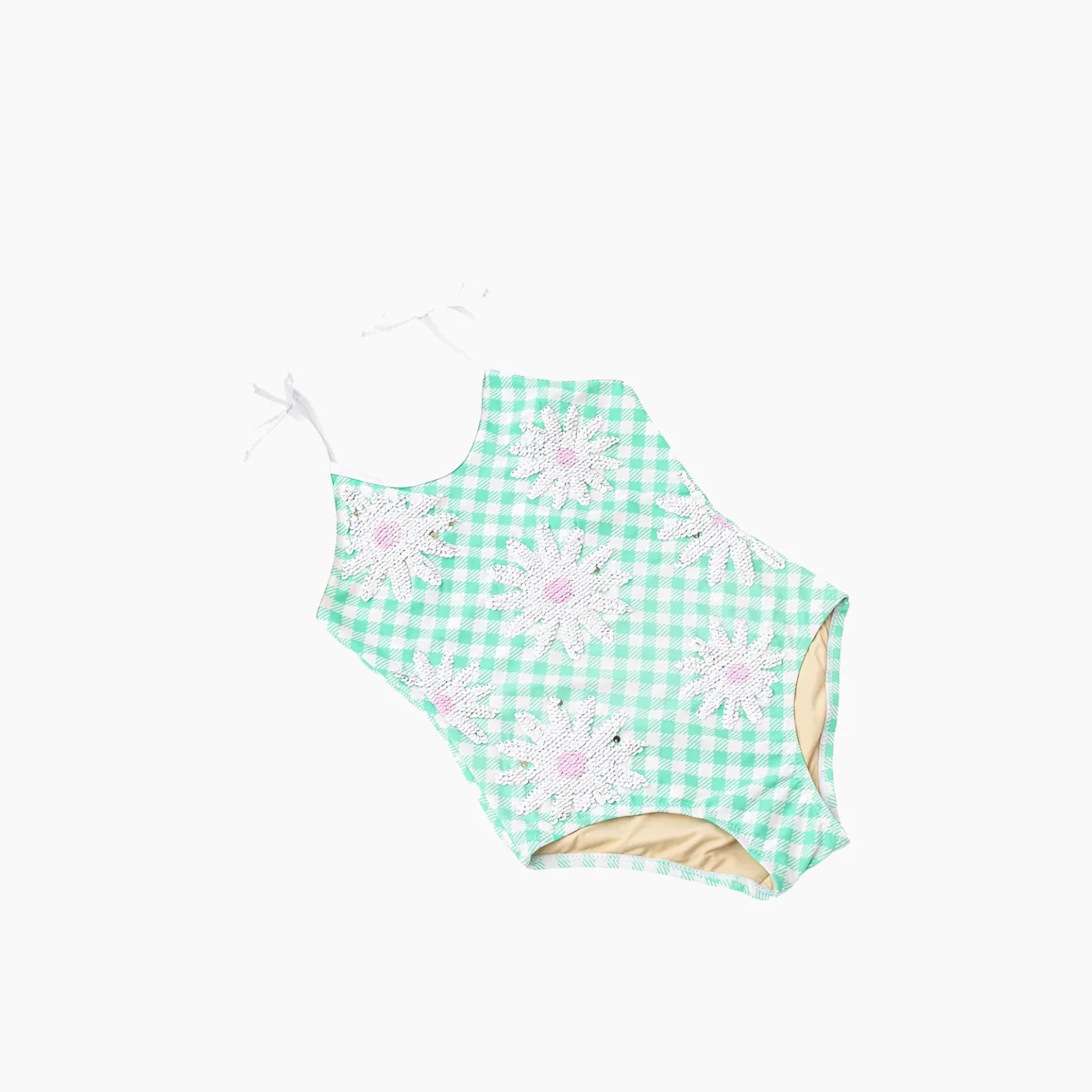 Shade Critters Daisy Stripe Sequined Swimsuit - Image 3