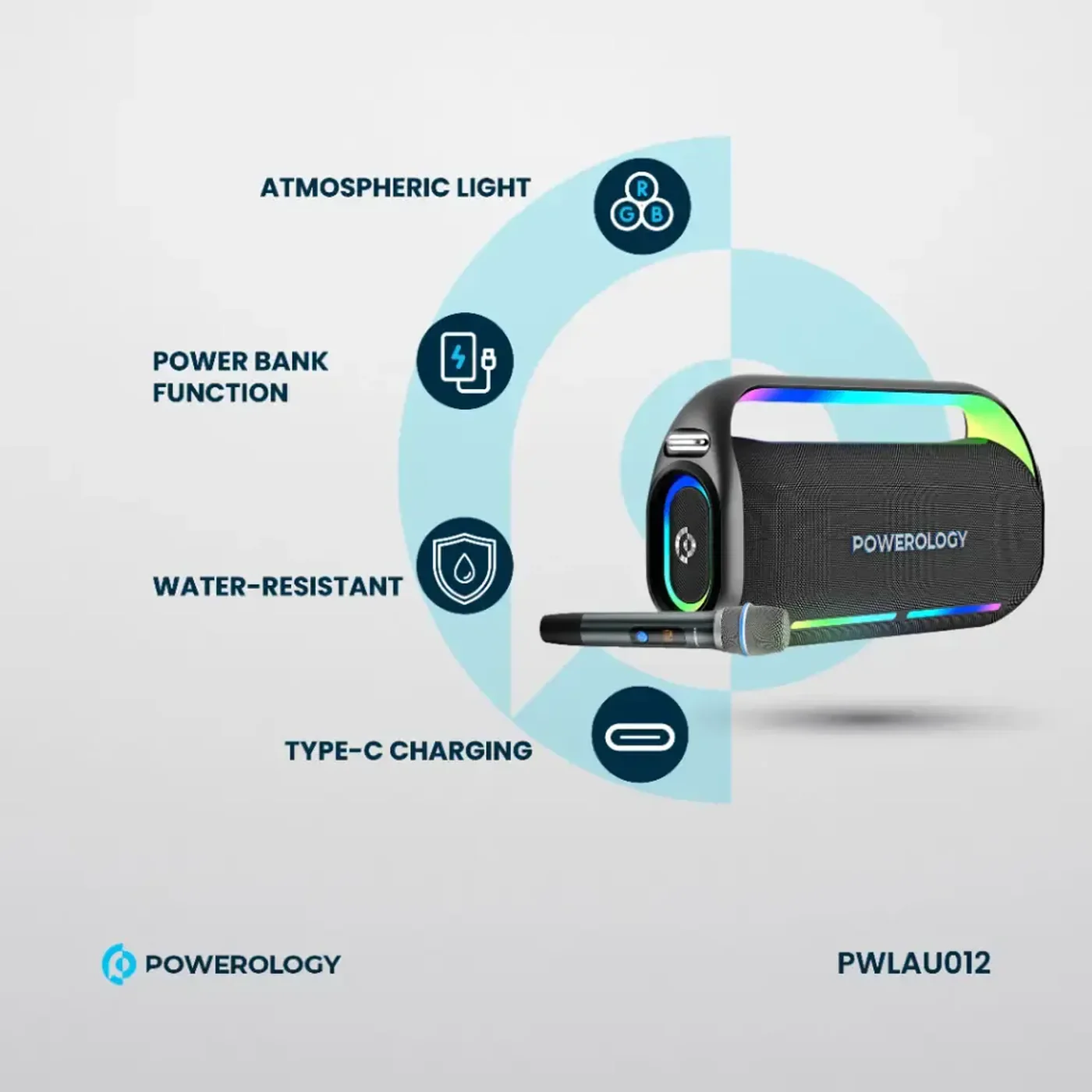 Powerology Deep Bass Party Speaker - Image 12