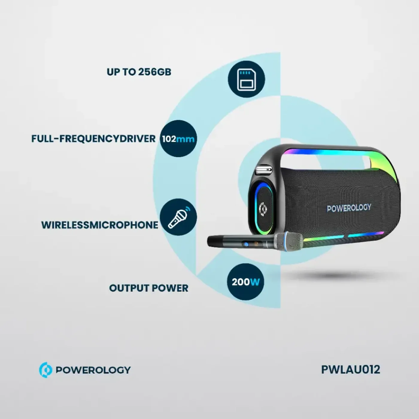 Powerology Deep Bass Party Speaker - Image 14