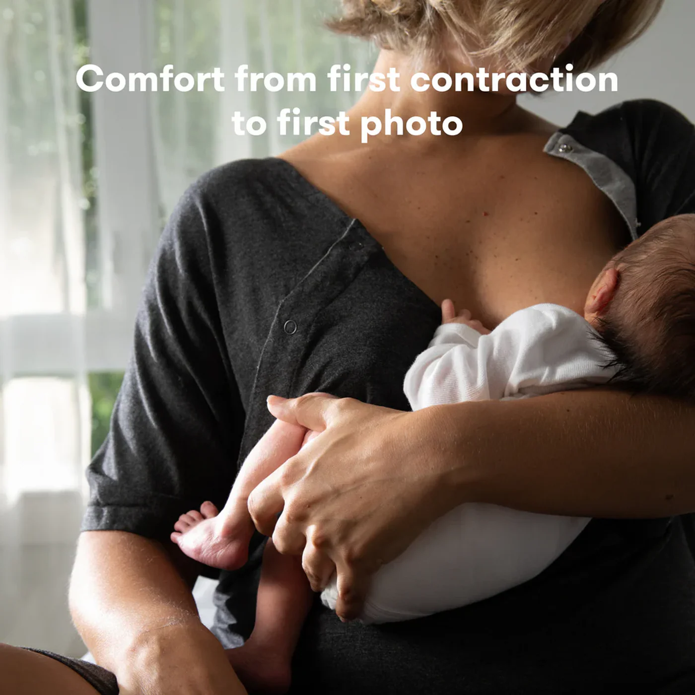 Frida Mom Delivery Nursing Gown - Image 4