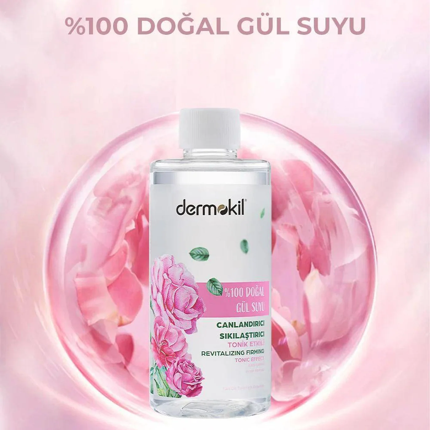 Dermokil 100% Natural Rose Water Toner - Image 2