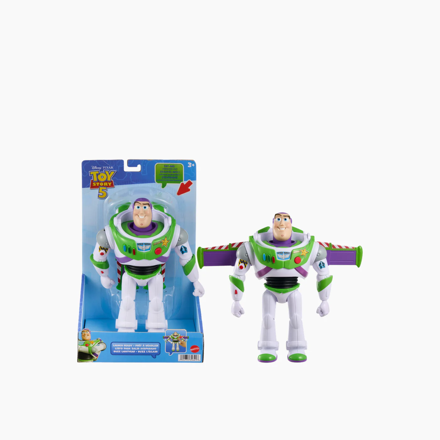 Mattel Disney Pixar Toy Story 12-Inch Buzz Lightyear Large Action Figure - Image 3