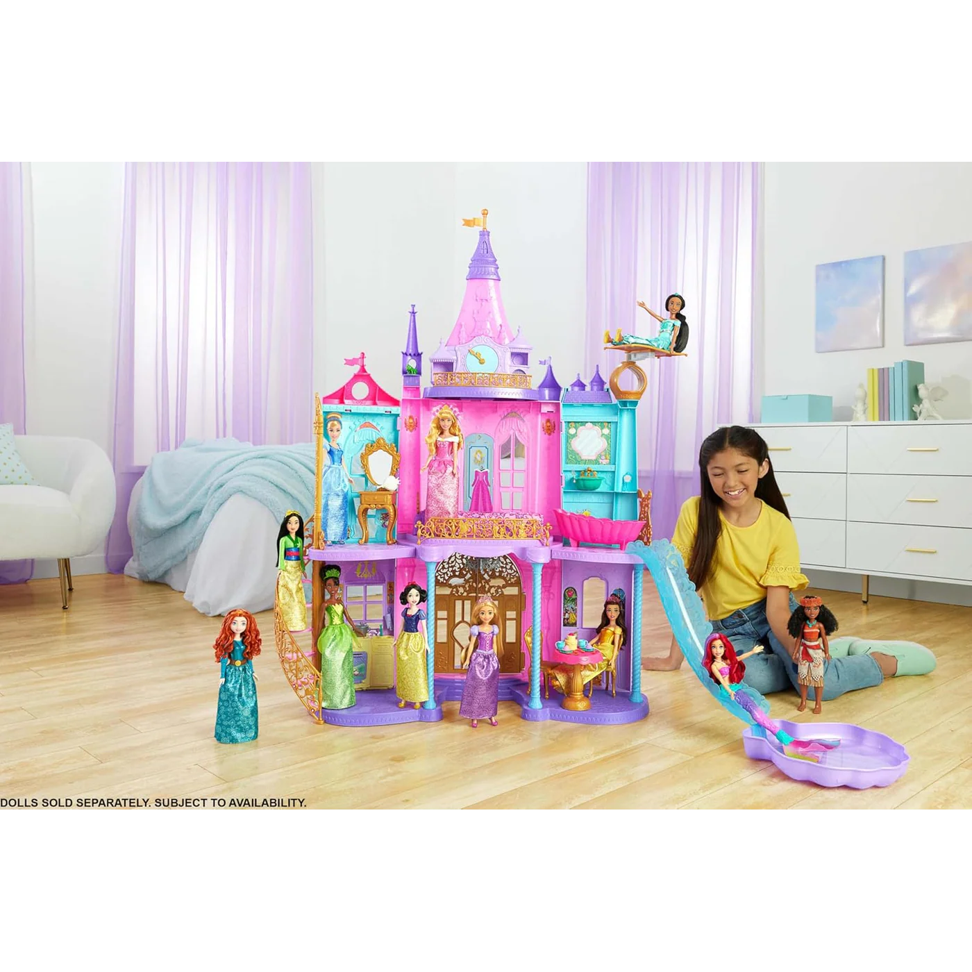 Mattel Disney Princess Fashion Doll Princess Dream Castle - Image 3