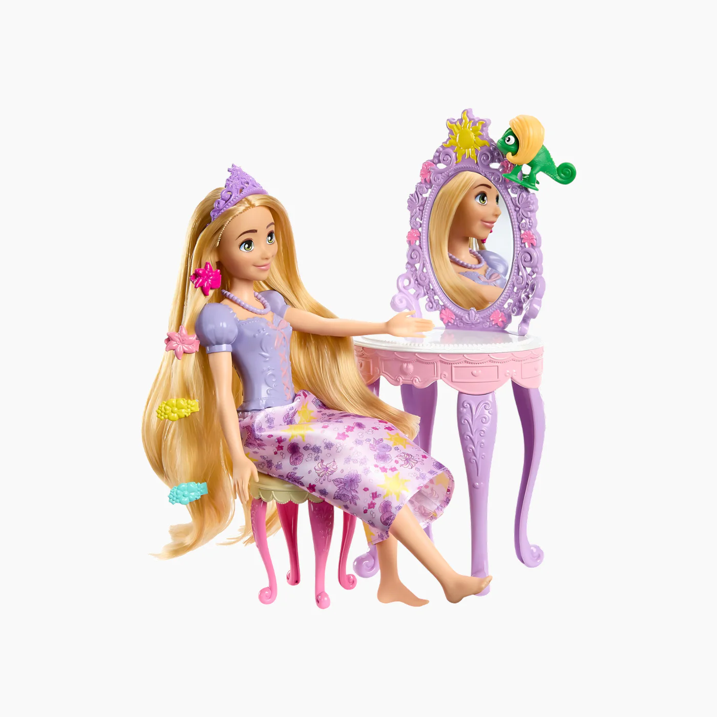 Mattel Disney Princess Fashion Doll Rapunzel's Vanity - Image 3