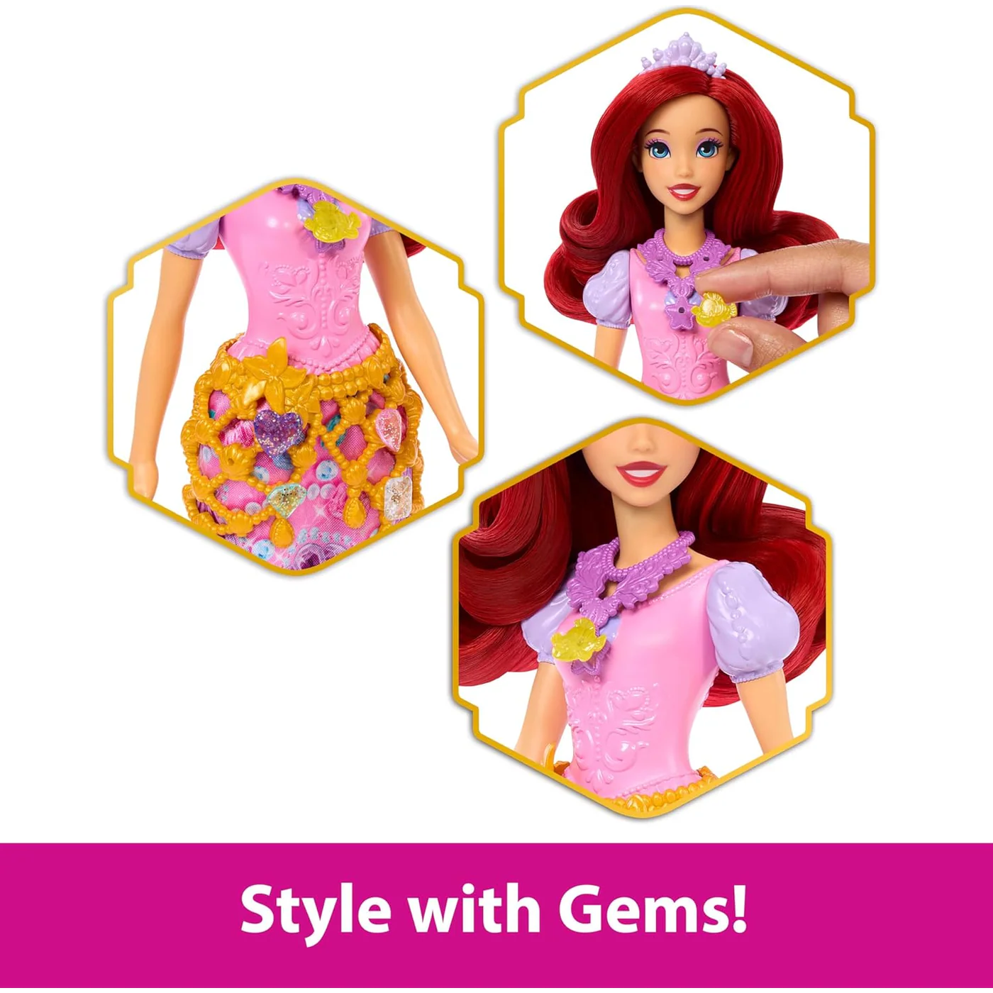 Mattel Disney Princess Fashion Doll Spin And Reveal - Image 6