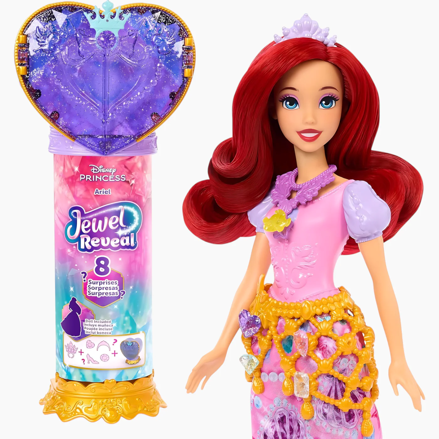 Mattel Disney Princess Fashion Doll Spin And Reveal - Image 8