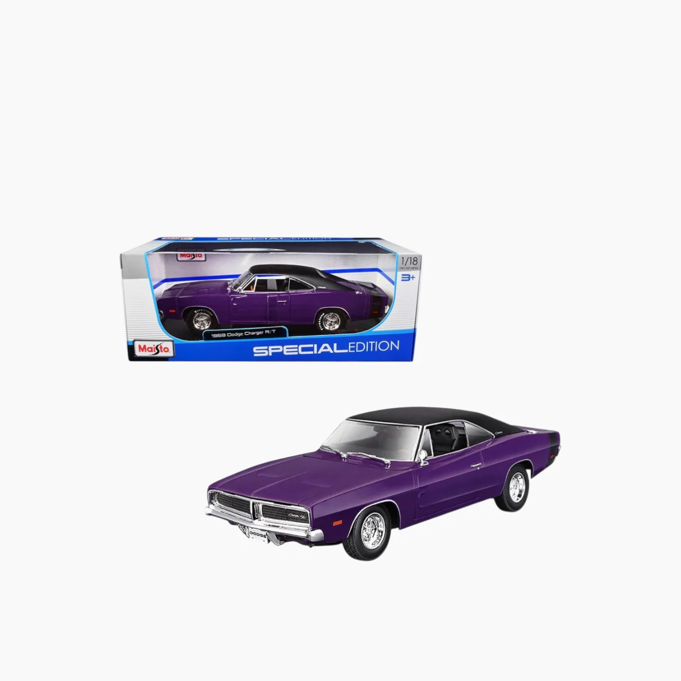 Maisto Burago Dodge Charger R/T (1969) 1:18 Special Edition (B) - Image 11