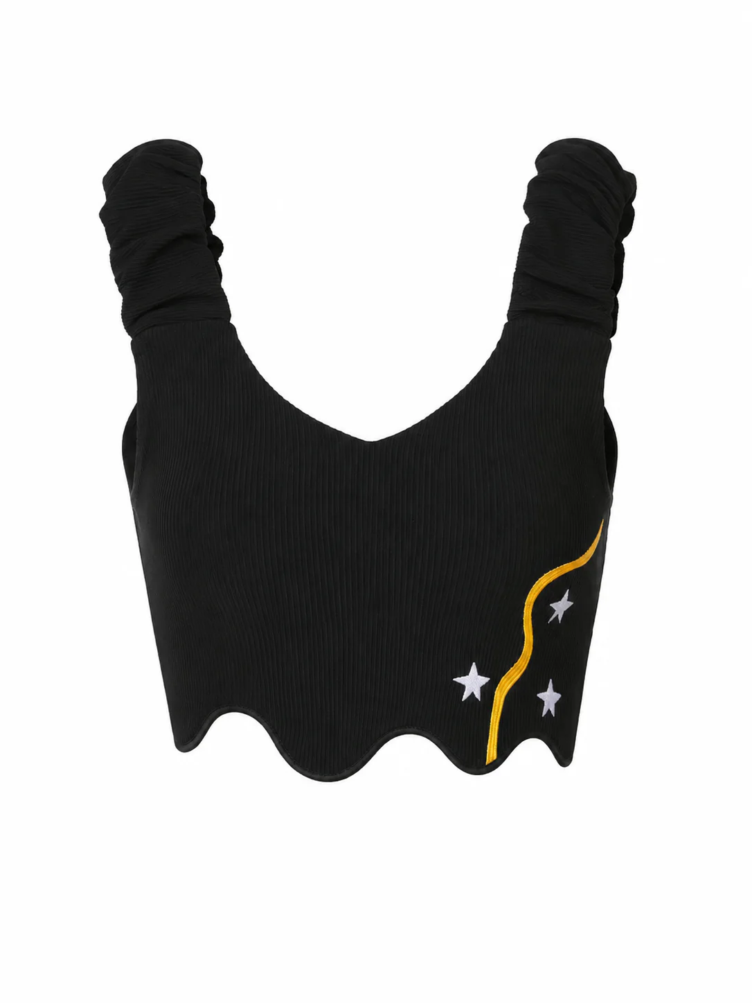 Ink Martini DRIP’D IN BLACK BRA TOP