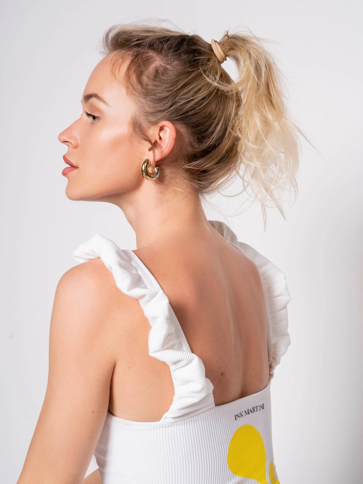 Ink Martini DRIP’D IN WHITE BRA TOP - Image 4