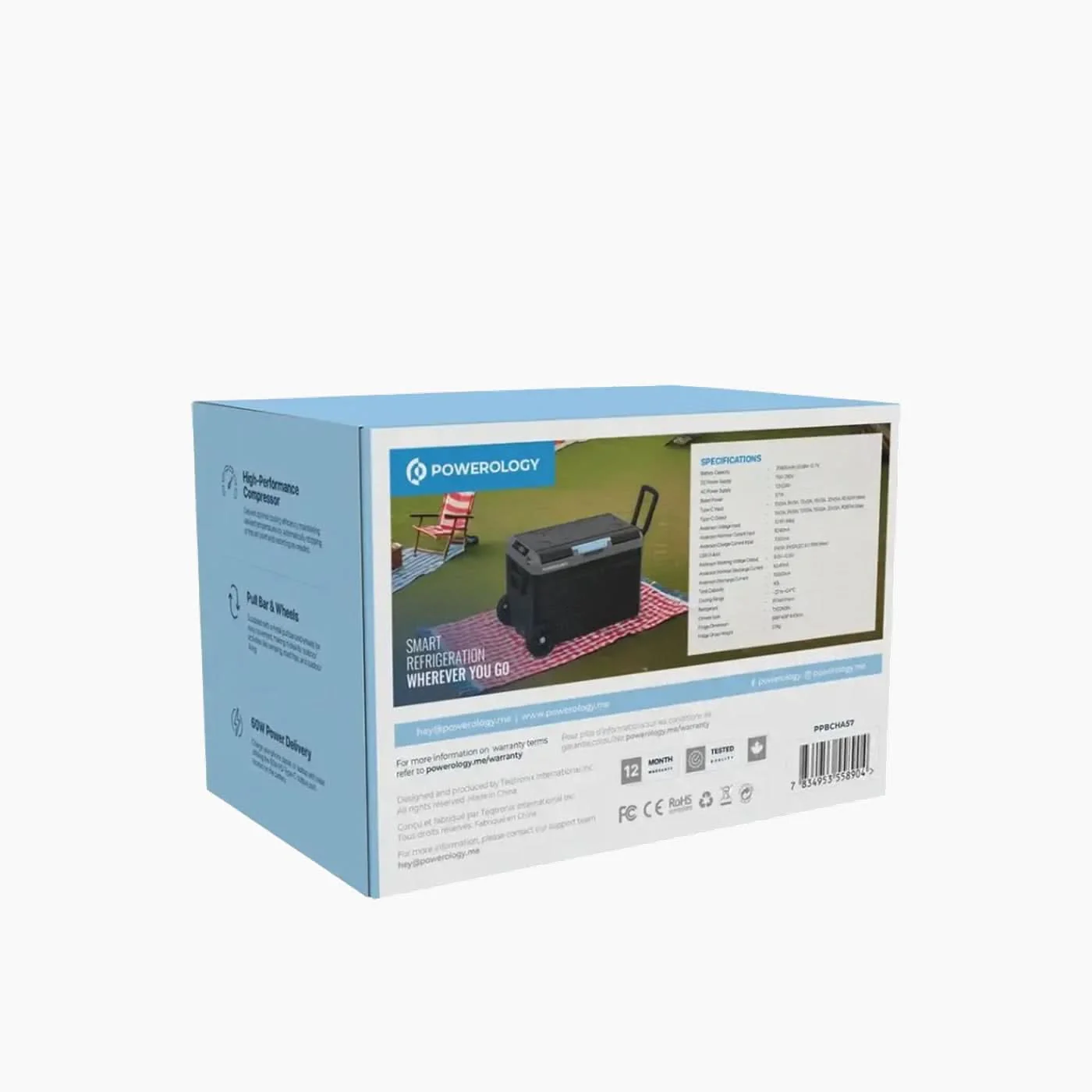 Powerology Dual Compartment Smart Fridge Freezer - Image 3