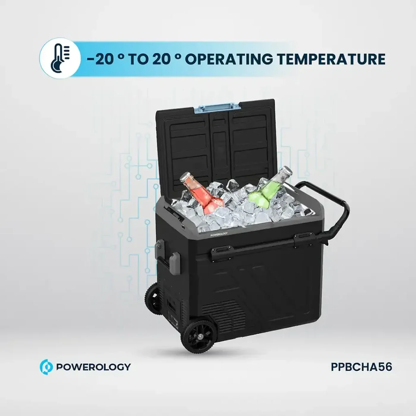 Powerology Dual Compartment Smart Fridge Freezer - Image 8
